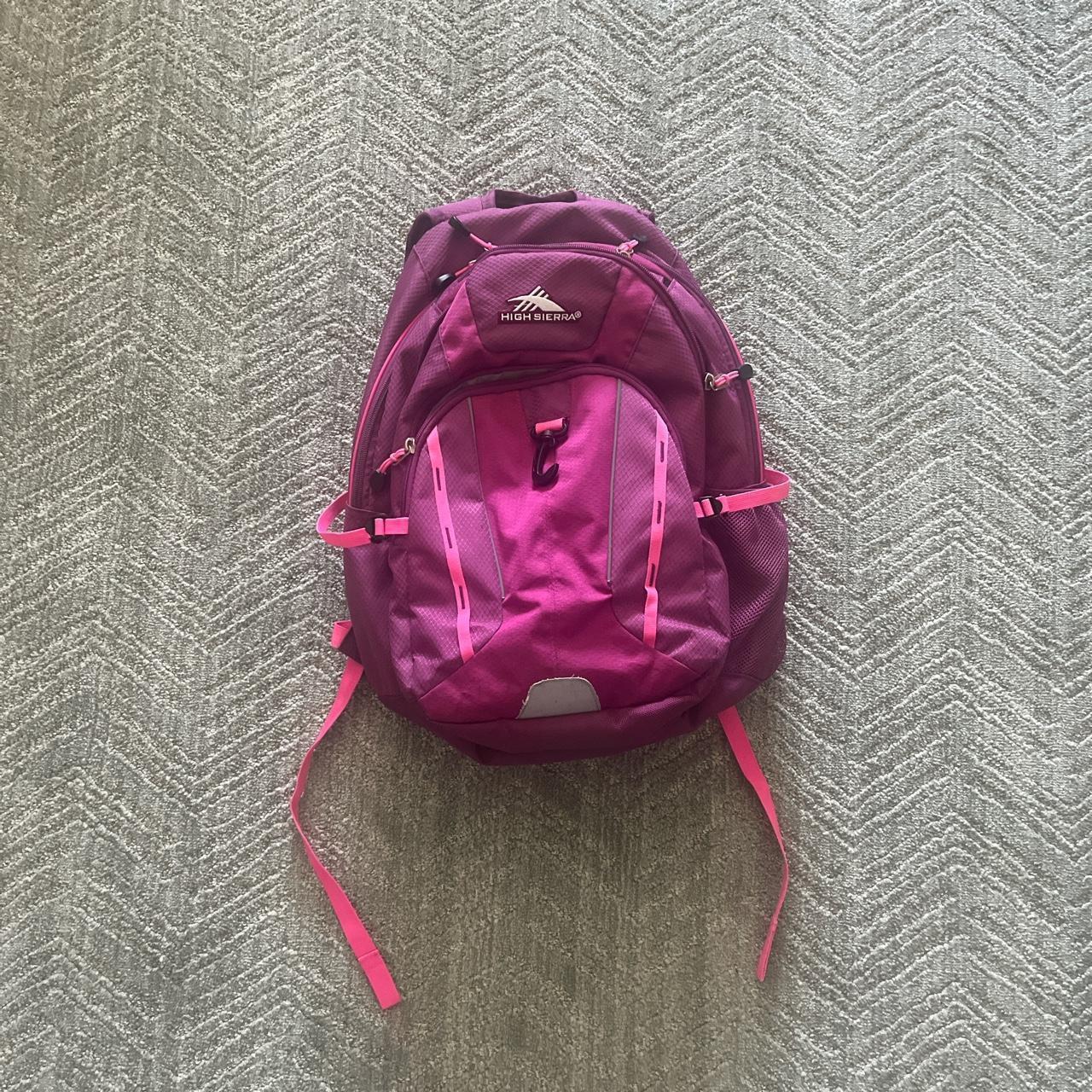 Purple High Sierra Backpack Great condition... - Depop