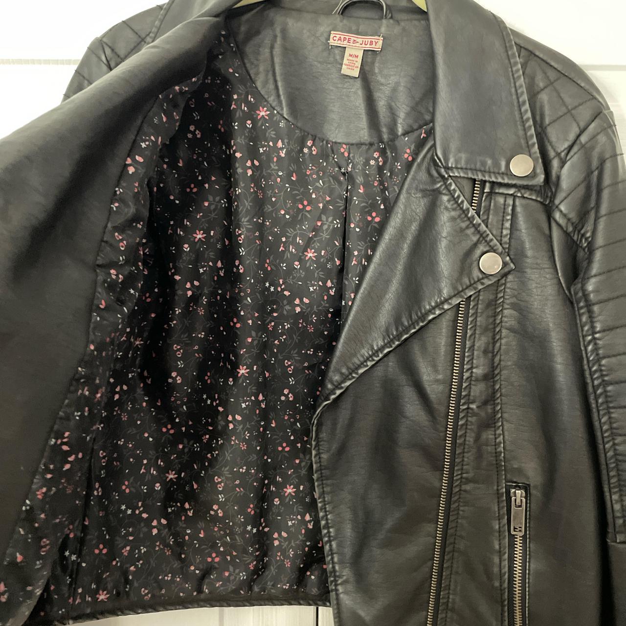 Cape Juby leather jacket with zippered pockets. Depop