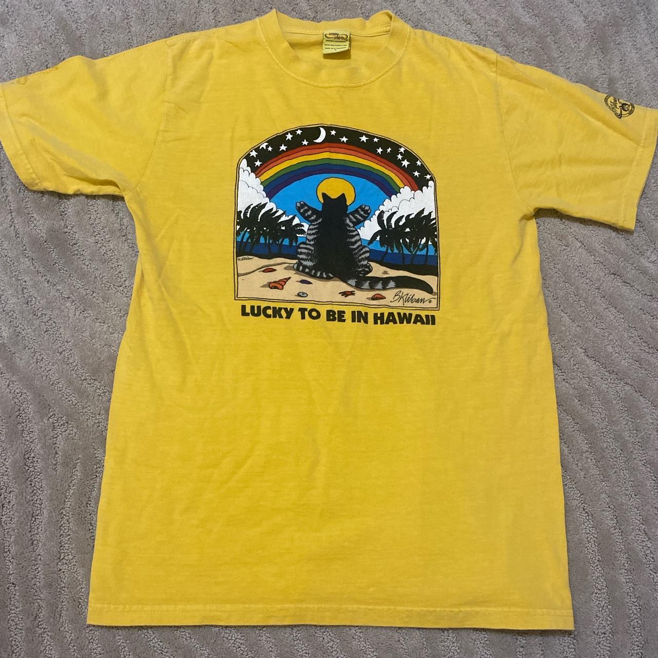 Crazy Shirts Men's Yellow T-shirt | Depop