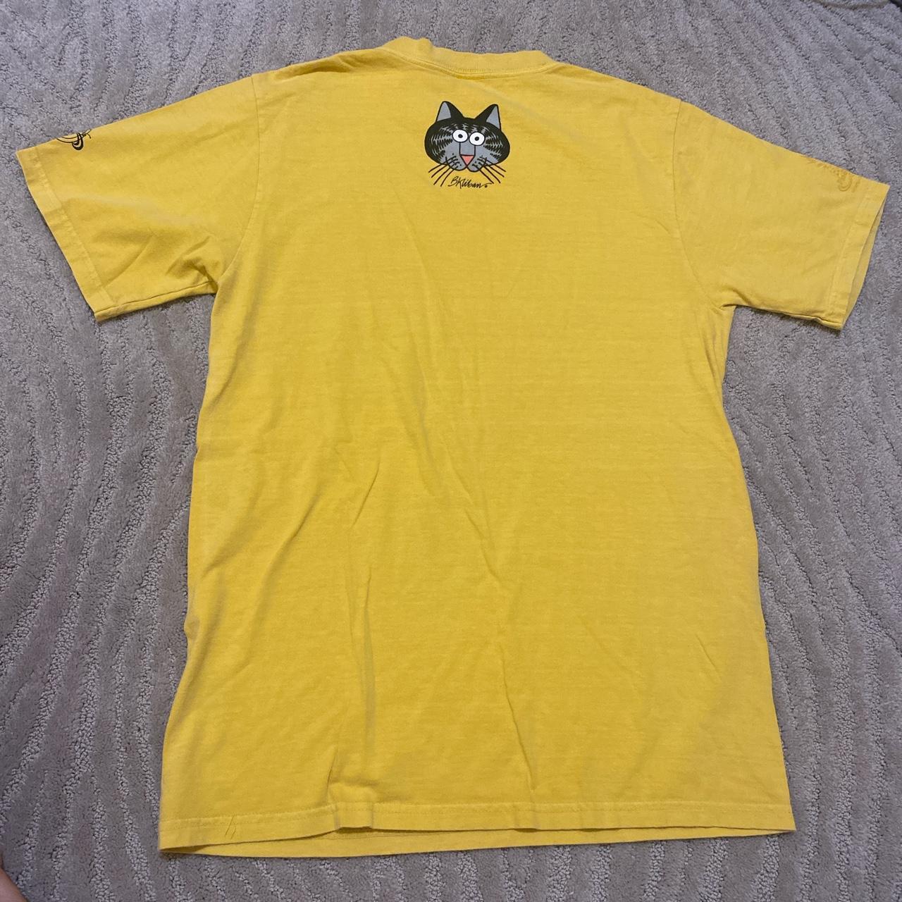Crazy Shirts Men's Yellow Tshirt Depop