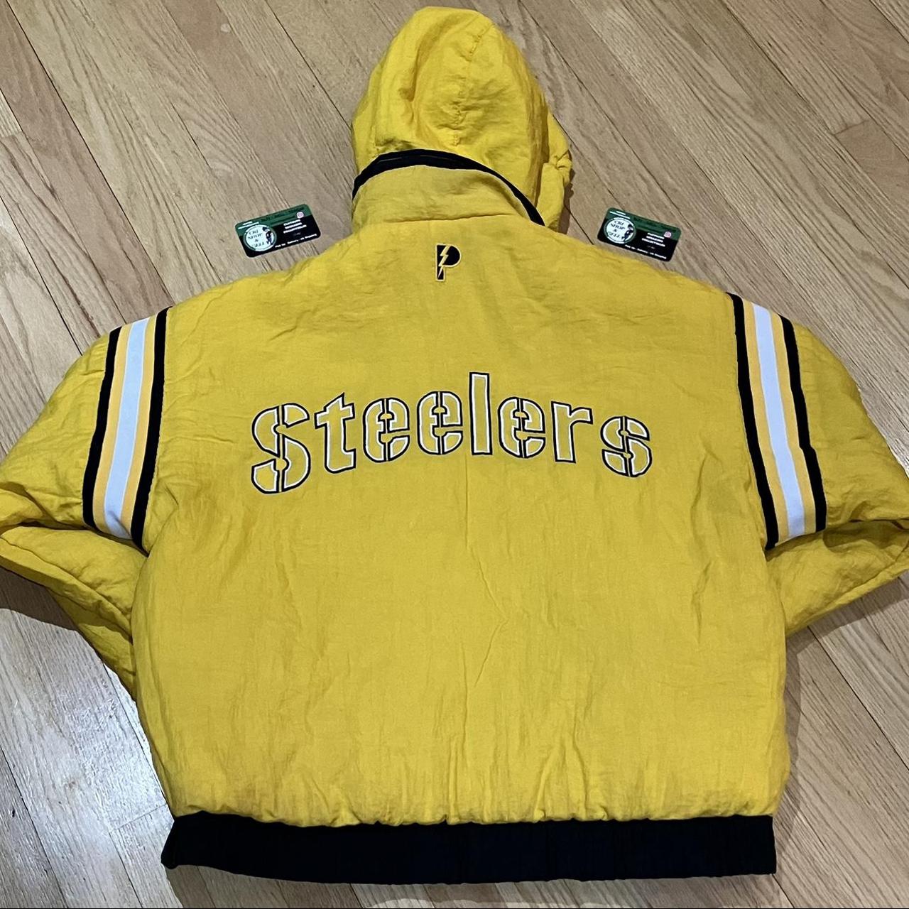 Vintage Pittsburgh Steelers Pro Player Jacket - Depop