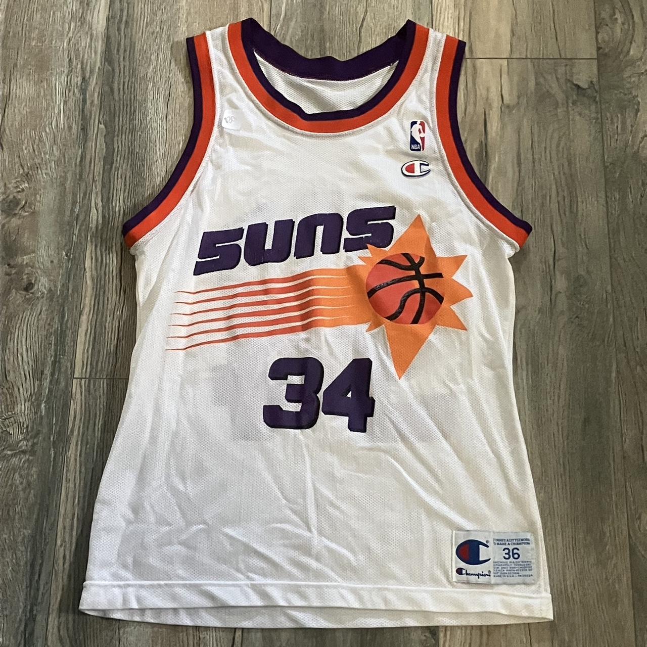 Vintage Phoenix Suns Charles Barkley Jersey Size - Depop