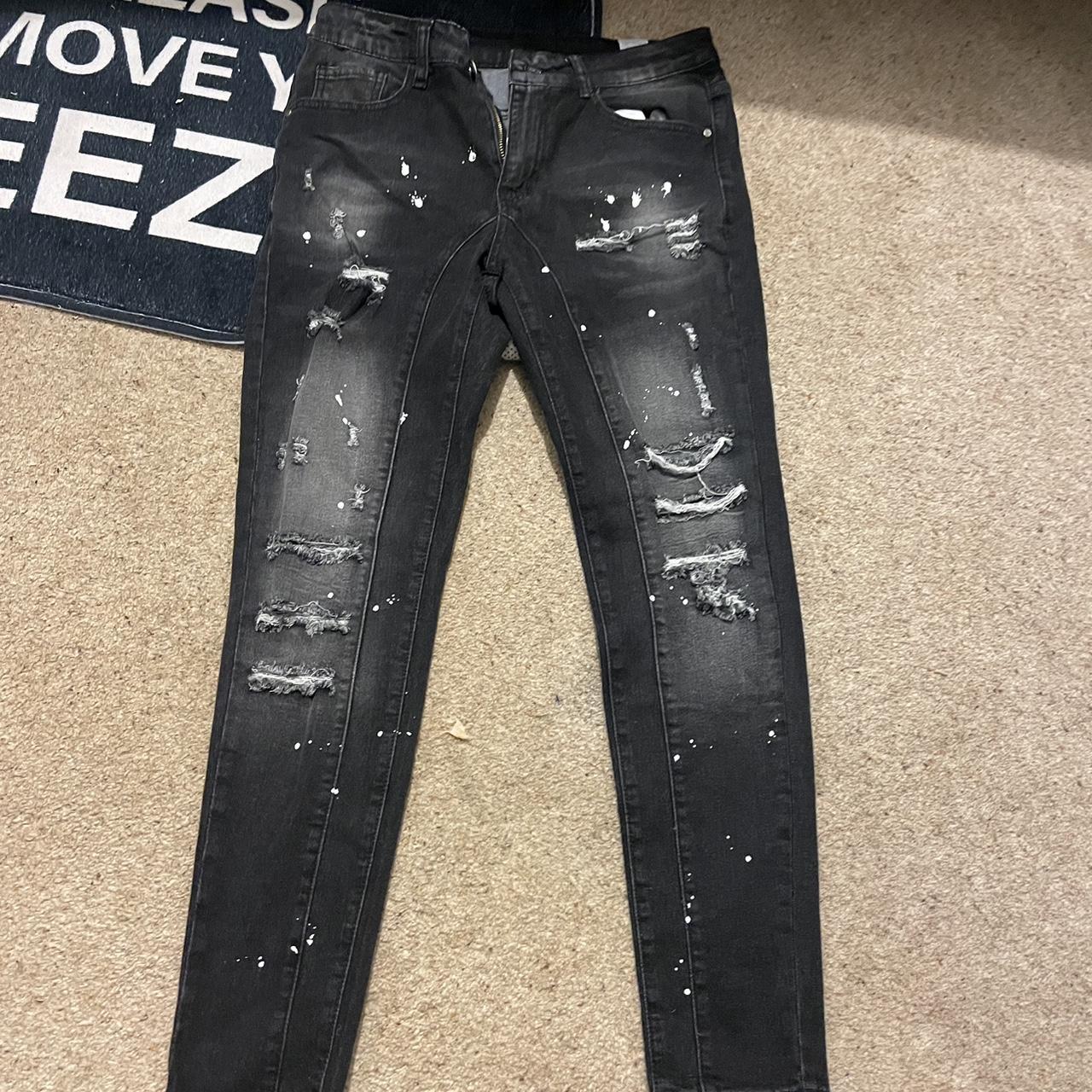 Shein mens ripped jeans SizeS Depop