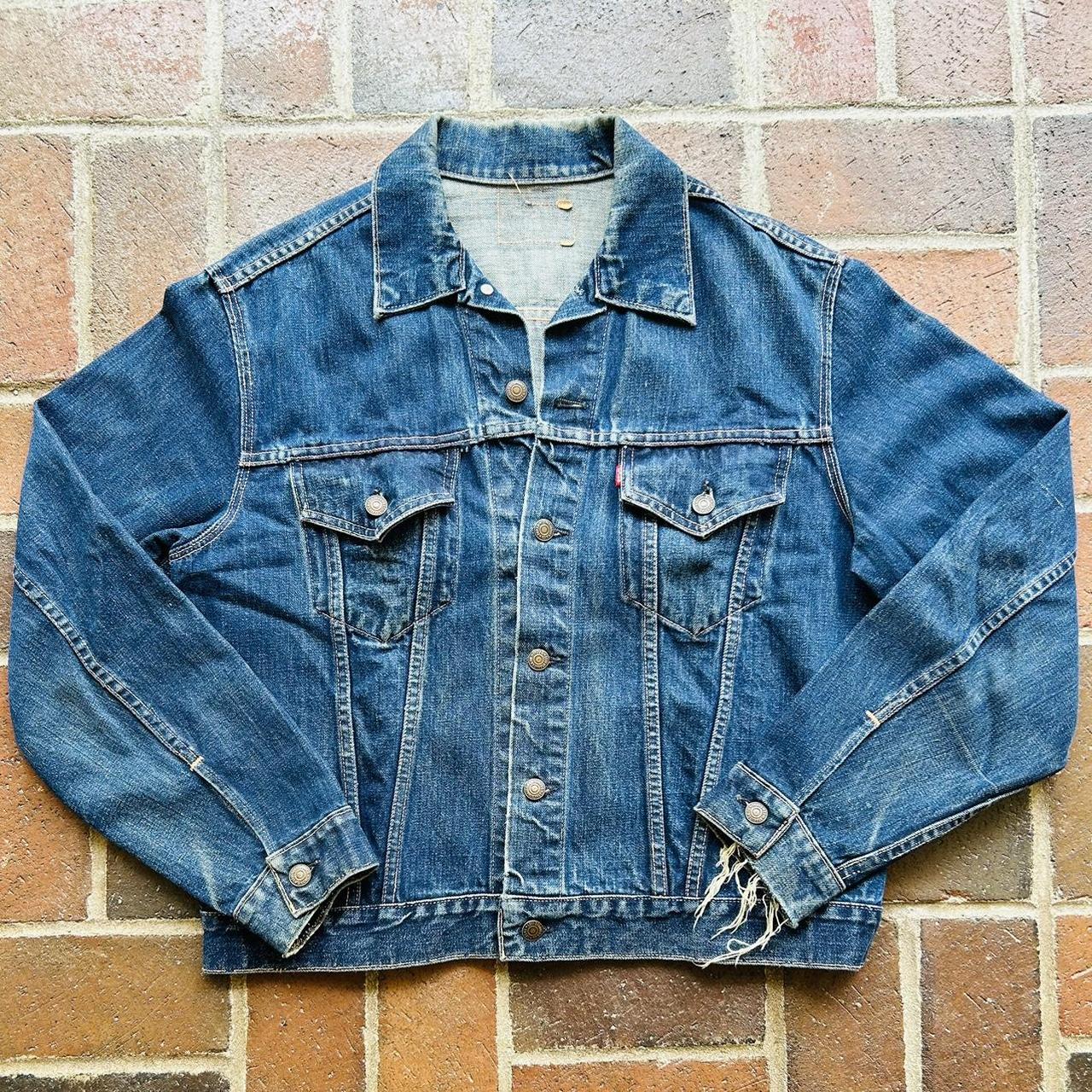 Incredibly RARE 1960s big E Levi's denim... - Depop