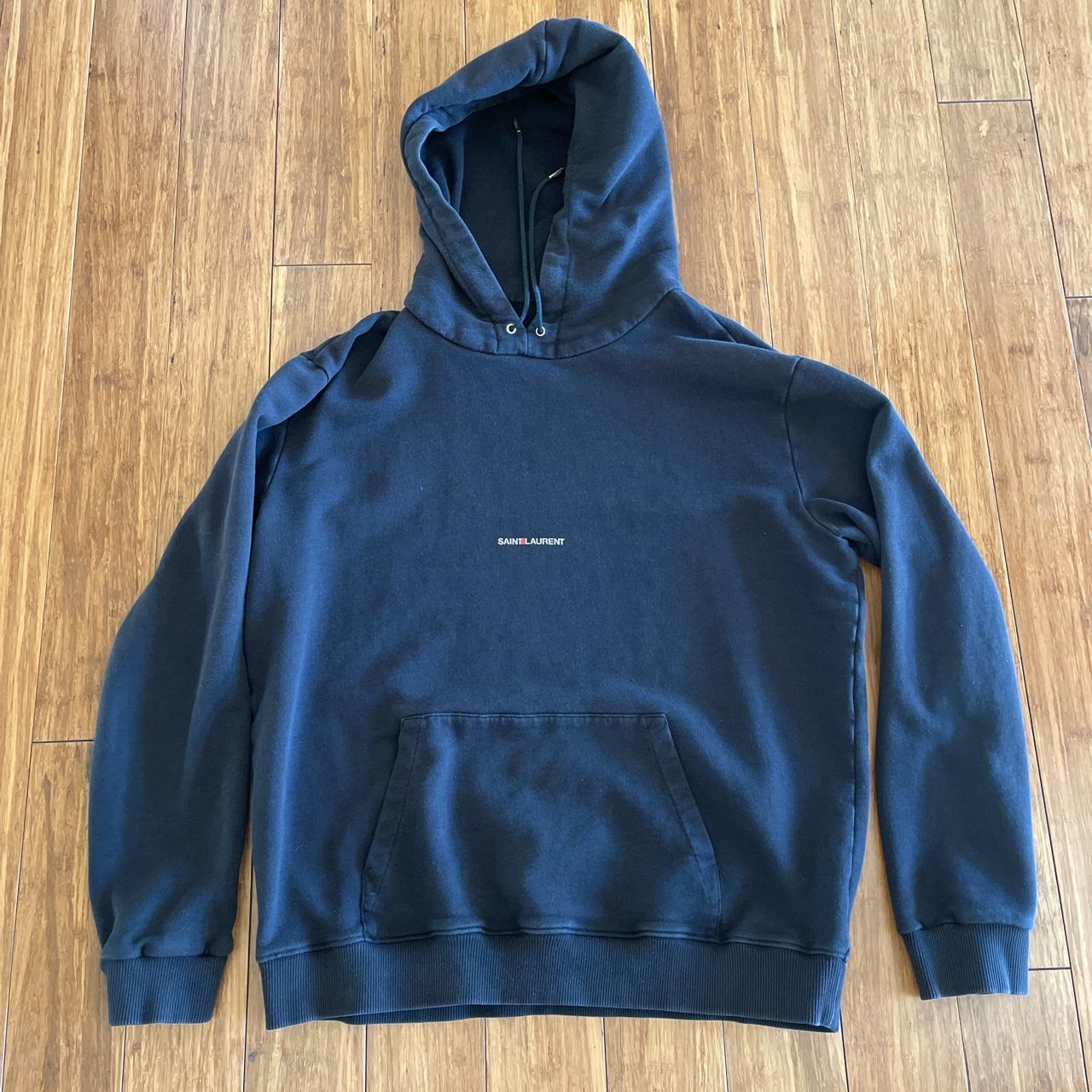 Saint laurent hoodie clearance sizing