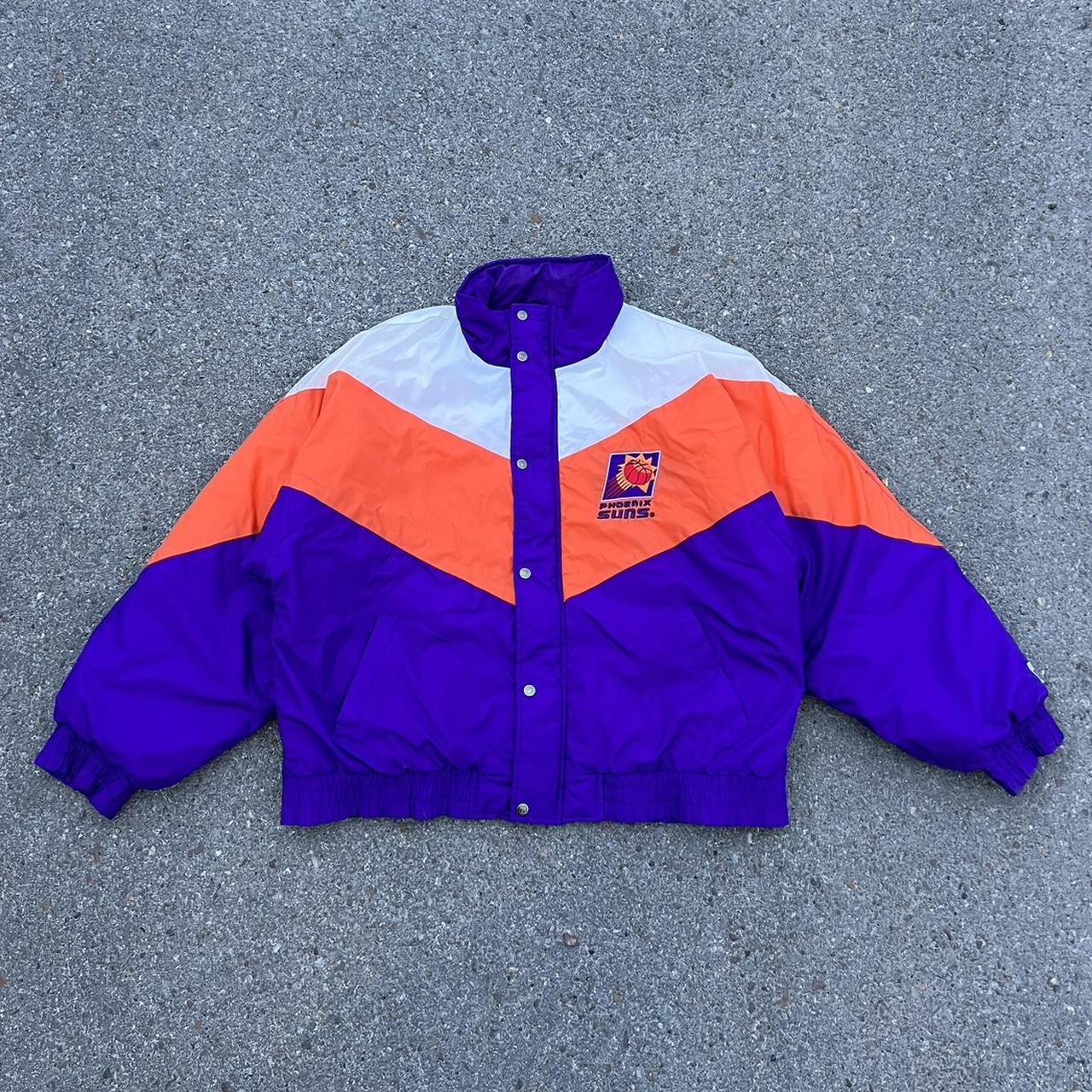 Vintage NBA Phoenix Suns Logo 7 puffer jacket size... - Depop