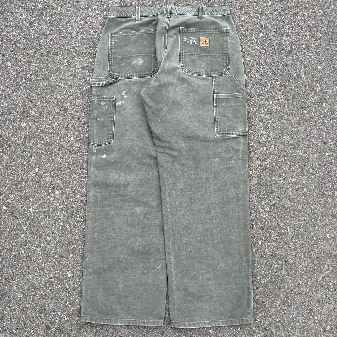 vintage-carhartt-pants-size-34-30-in-an-olive-depop