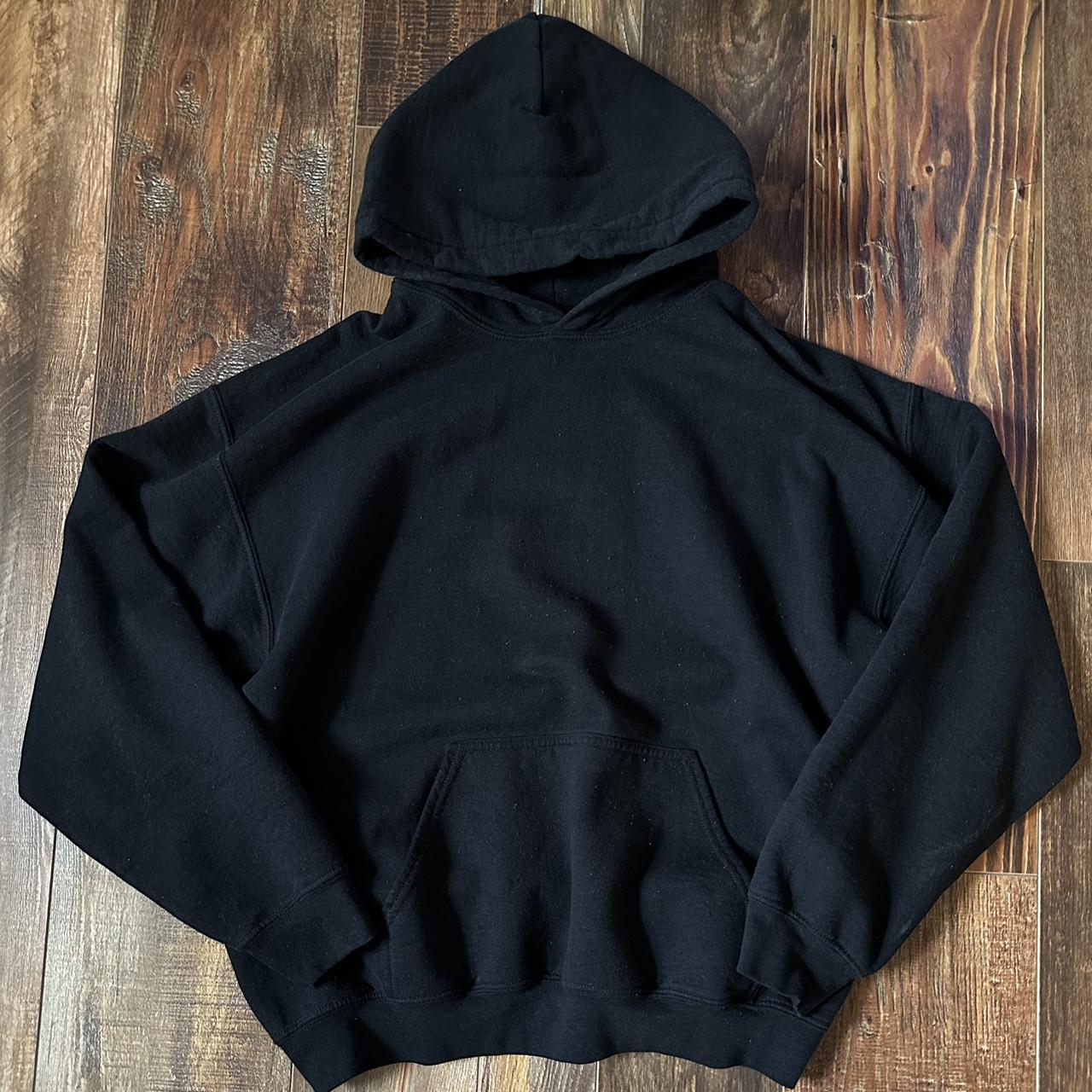black gildan hoodie my favorite brand for pump... - Depop