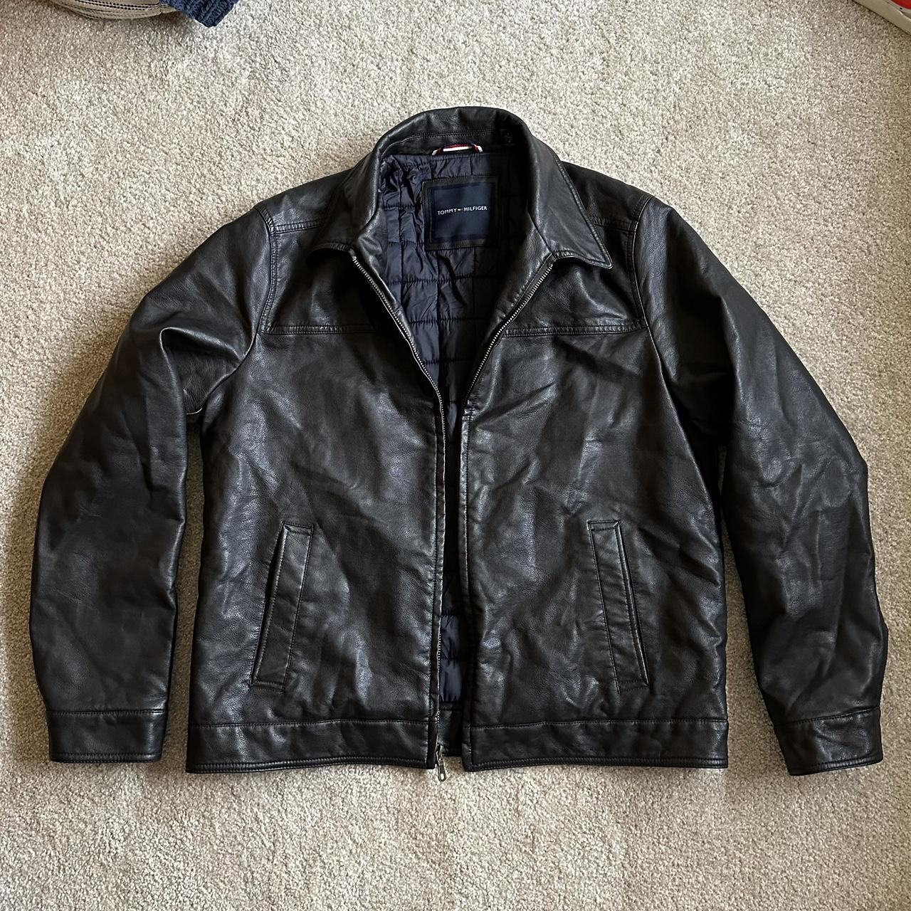 BARELY WORN VINTAGE SUPREME LEATHER BOMBER - Depop