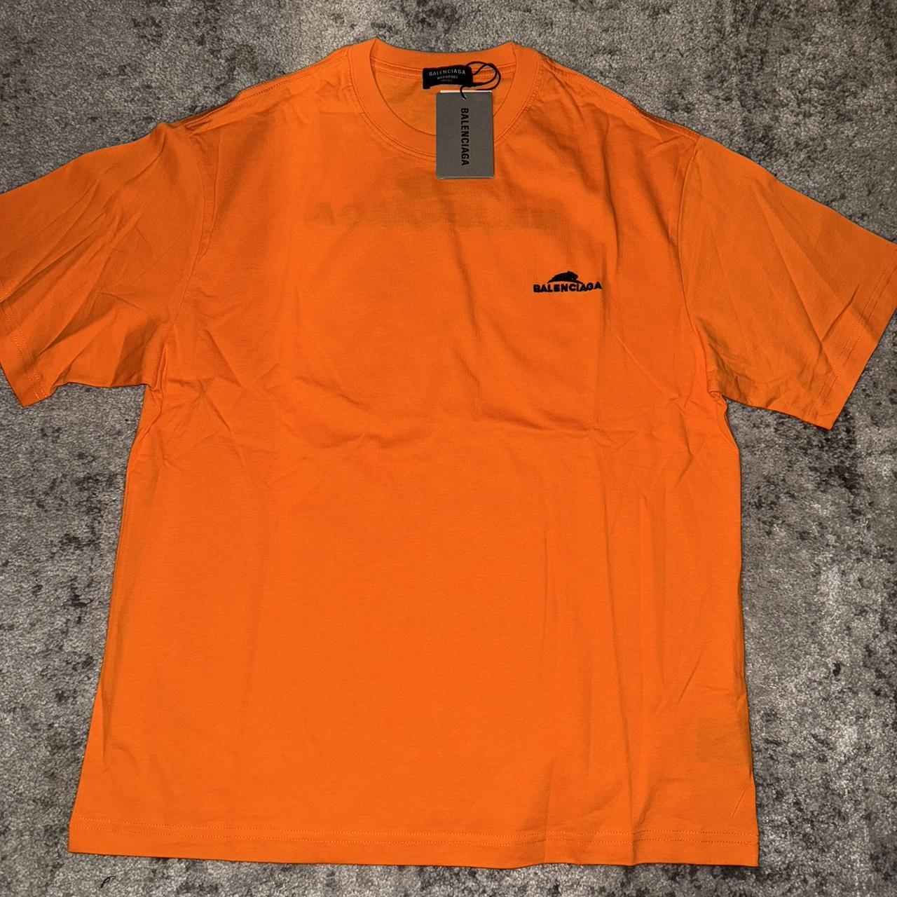 Orange deals balenciaga shirt