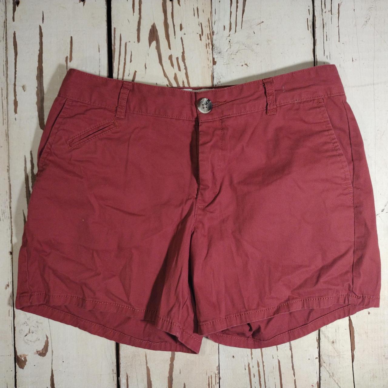 Dockers Women's Red Shorts | Depop