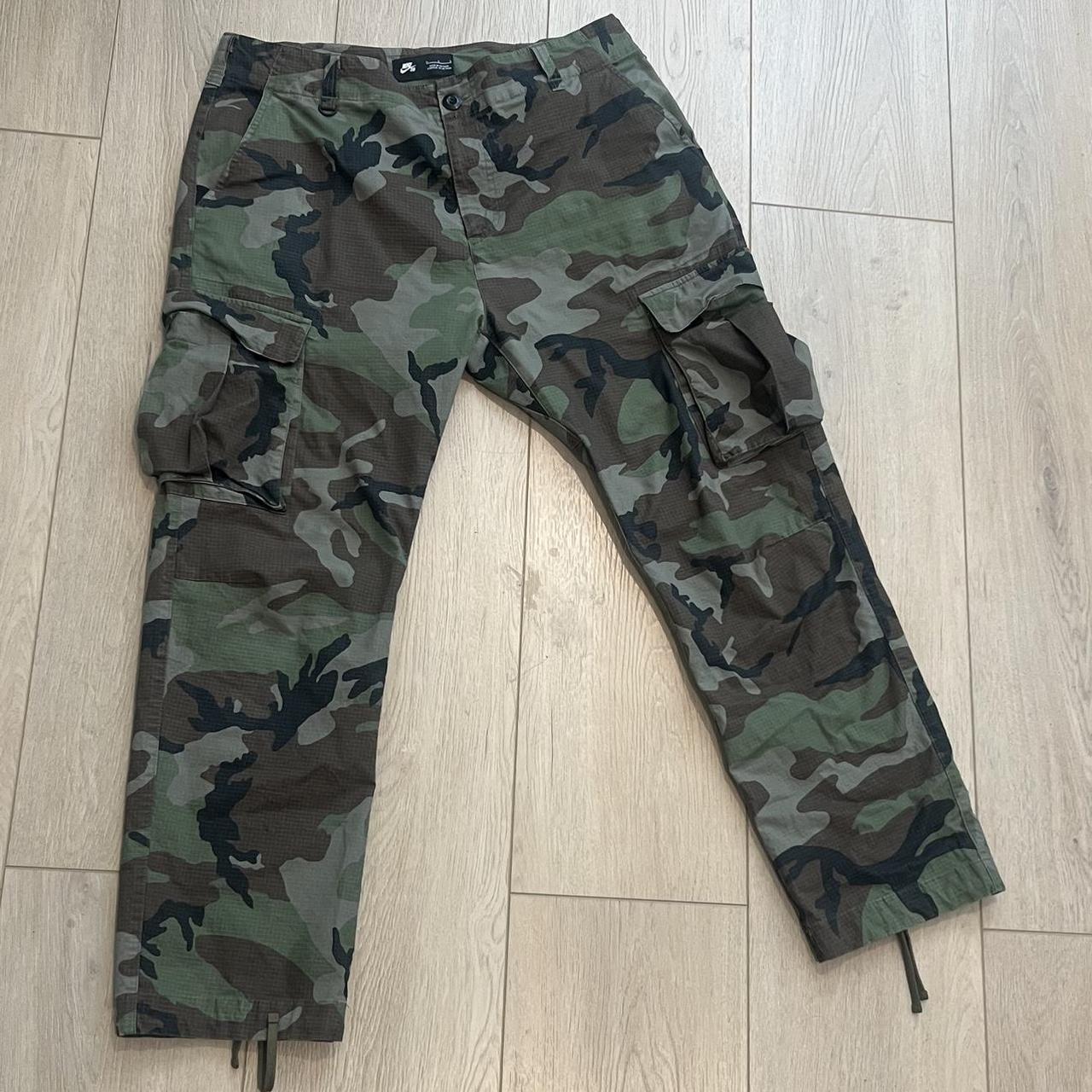 Nike SB Camo Utility Pants Size 34 Slightly worn... - Depop