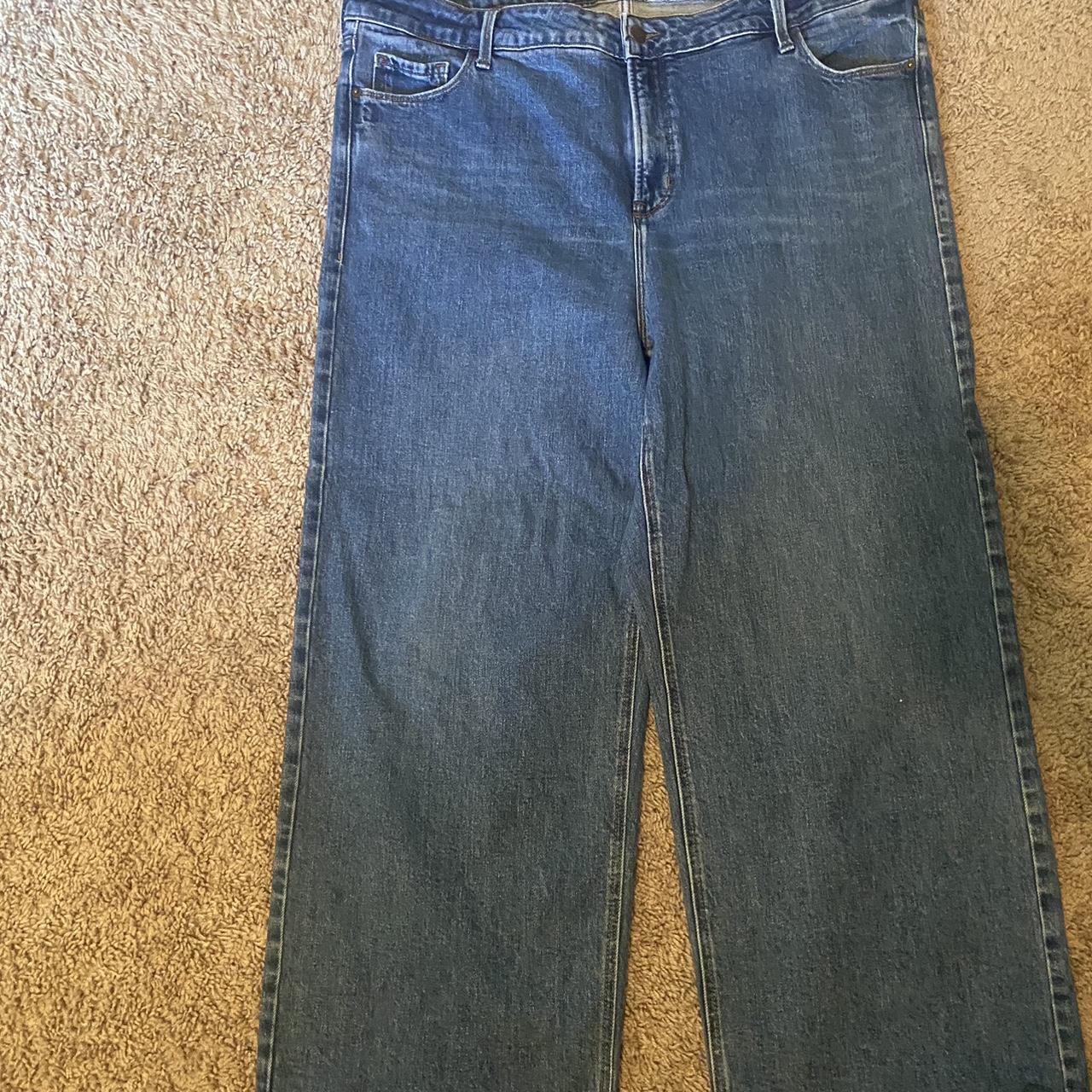 Baggy wide leg old navy jeans Don’t know length... - Depop