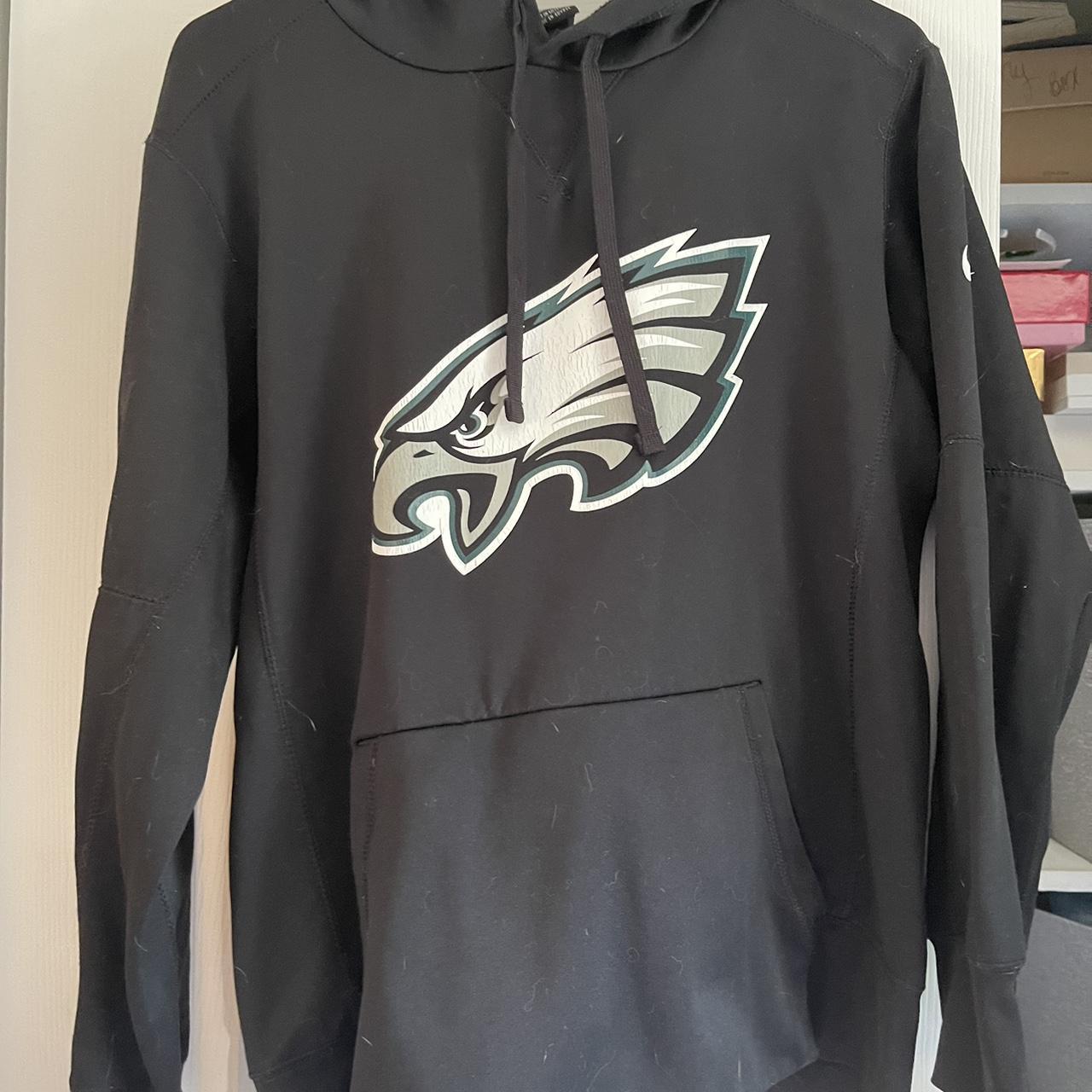 Nike Women's Philadelphia Eagles Logo Therma-FIT Black Hoodie