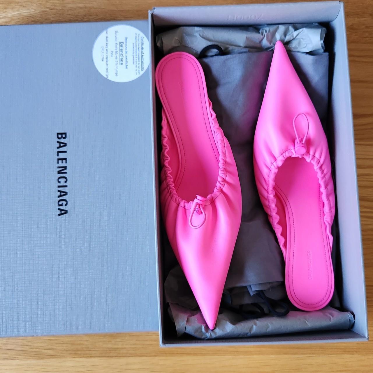 Balenciaga sales pink mules