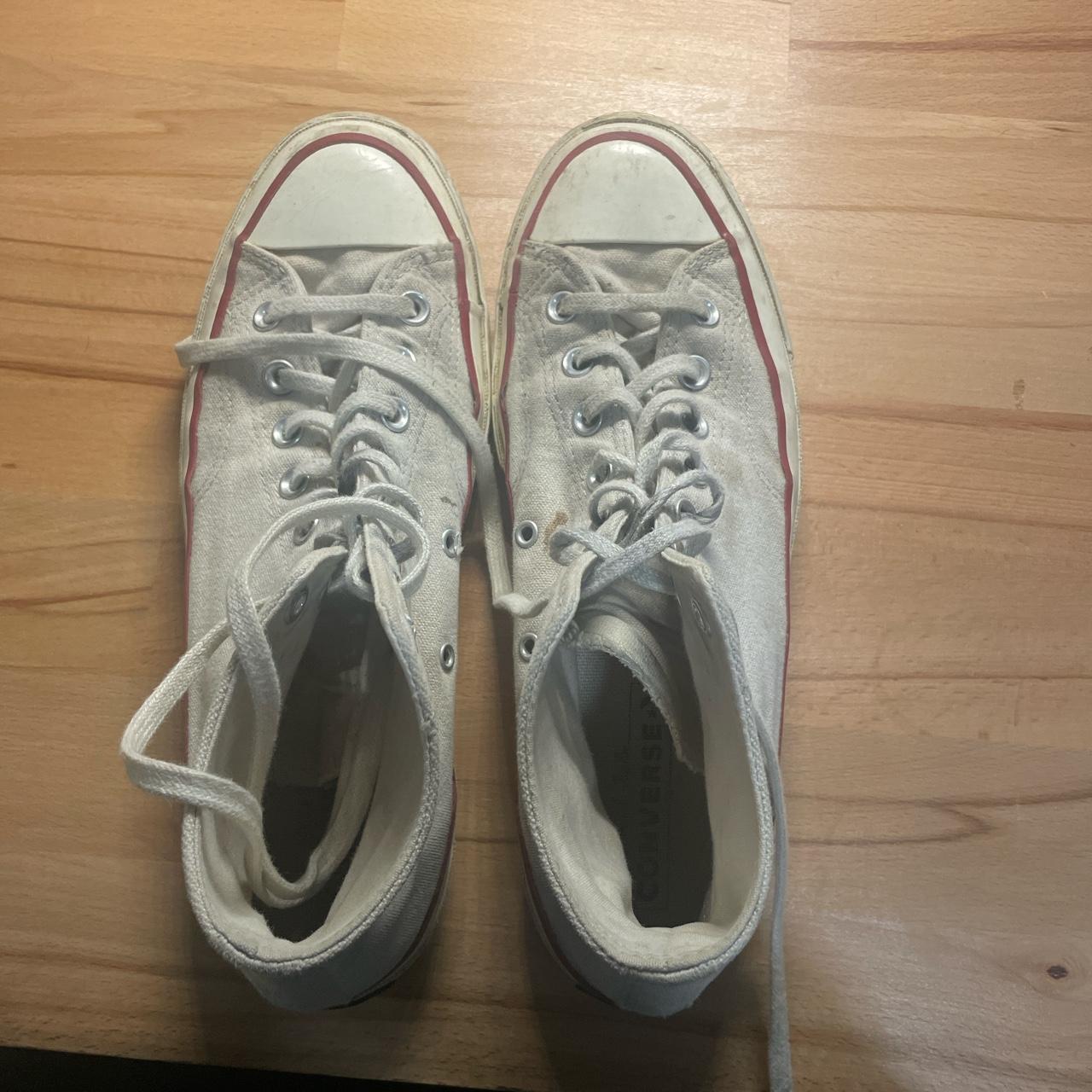 Converse chuck taylor 70 all star cream - quite used... - Depop