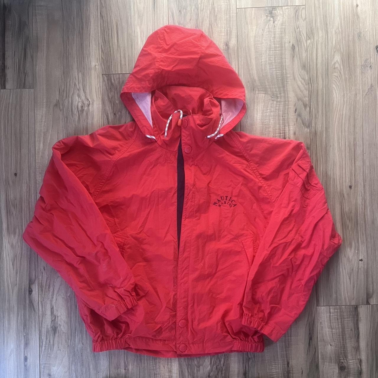 Nautica Marine Red Jacket Size Large - Depop