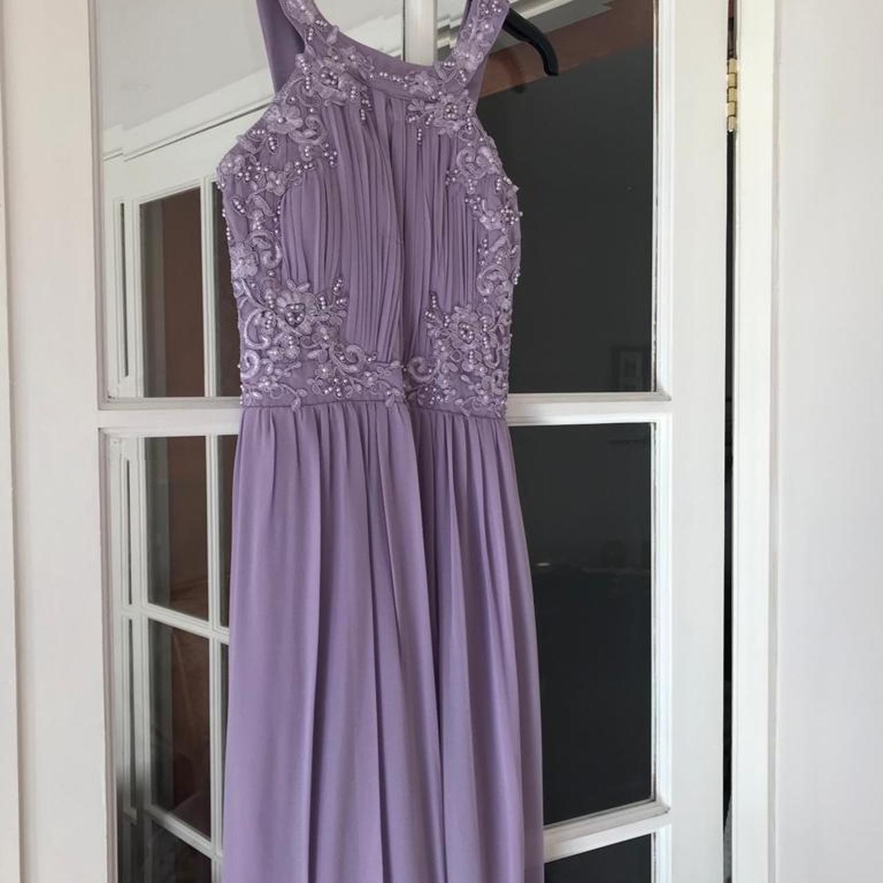Quiz Women's Purple Dress Depop