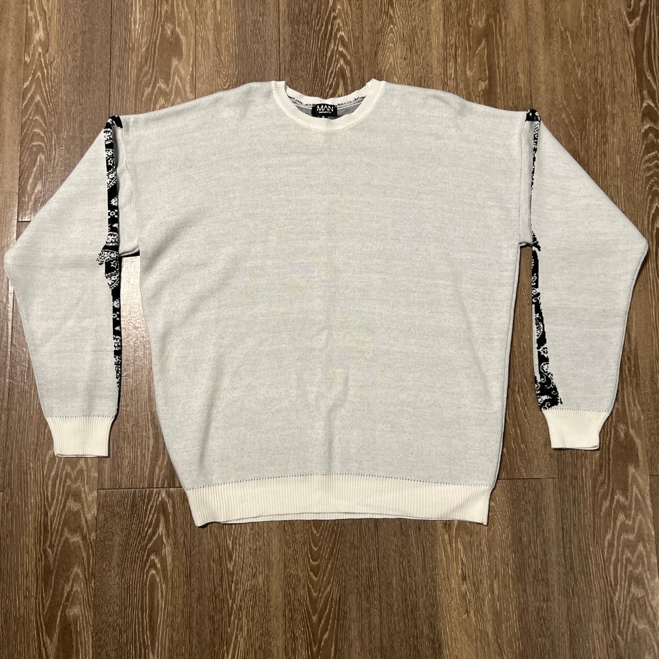 BoohooMAN sweater BRAND NEW - NEVER WORN Fits like... - Depop