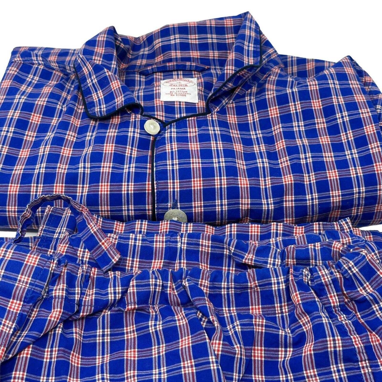 Brooks Brothers Men s 2 Piece Pajama Set Size XL Depop