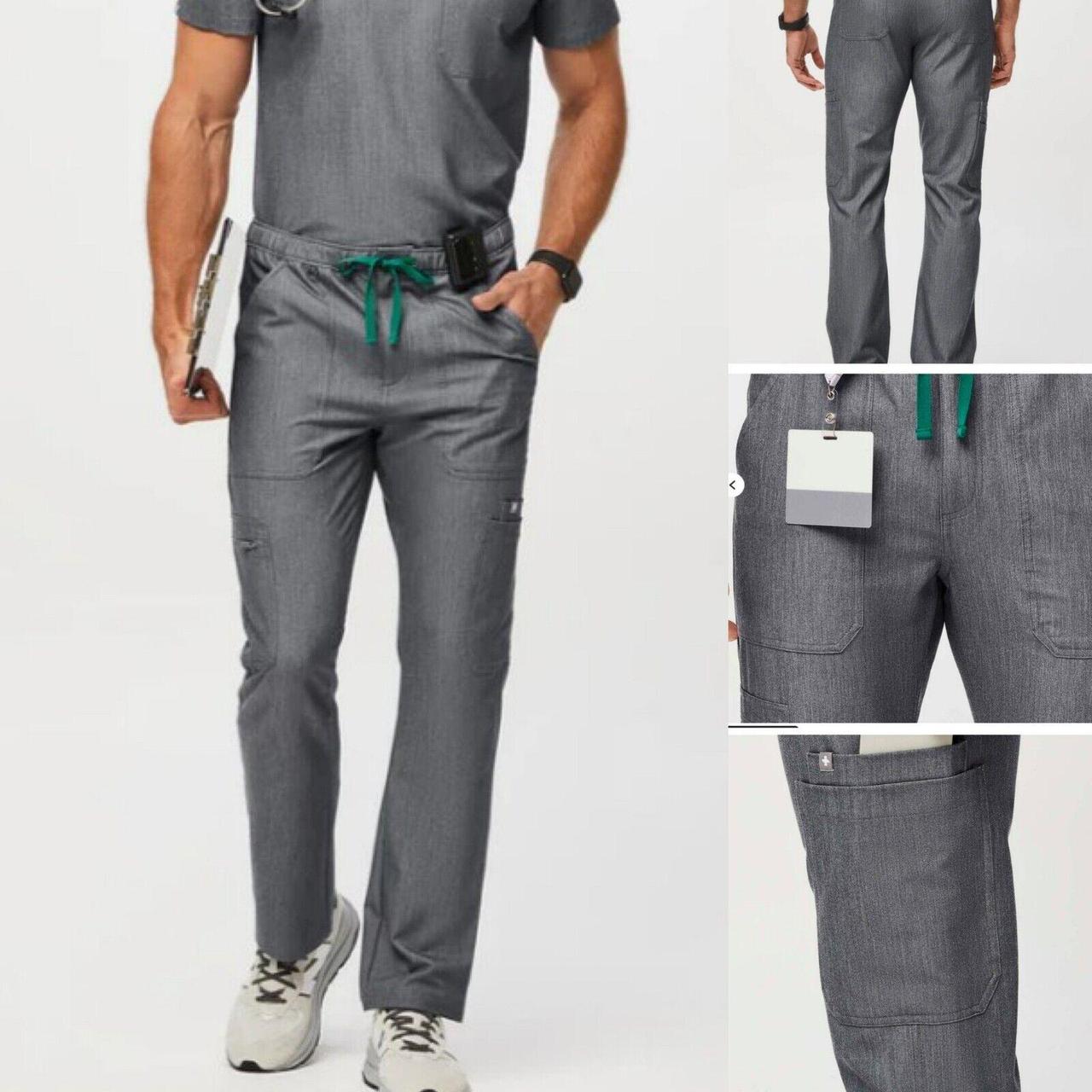 FIGS Men's Cairo Cargo Scrub Pants Size L Tall... Depop