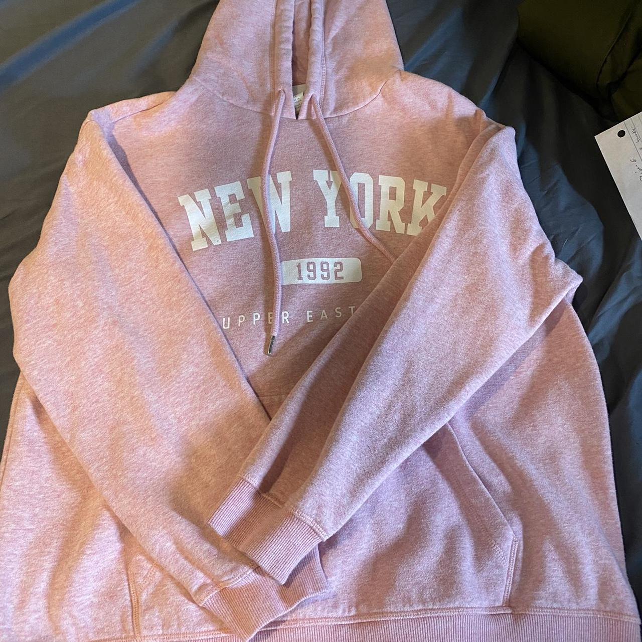 New without Tag Pink New York Hoodie Brand: H&M - Depop