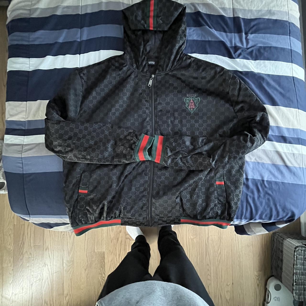 Gucci Men's Black Jacket | Depop