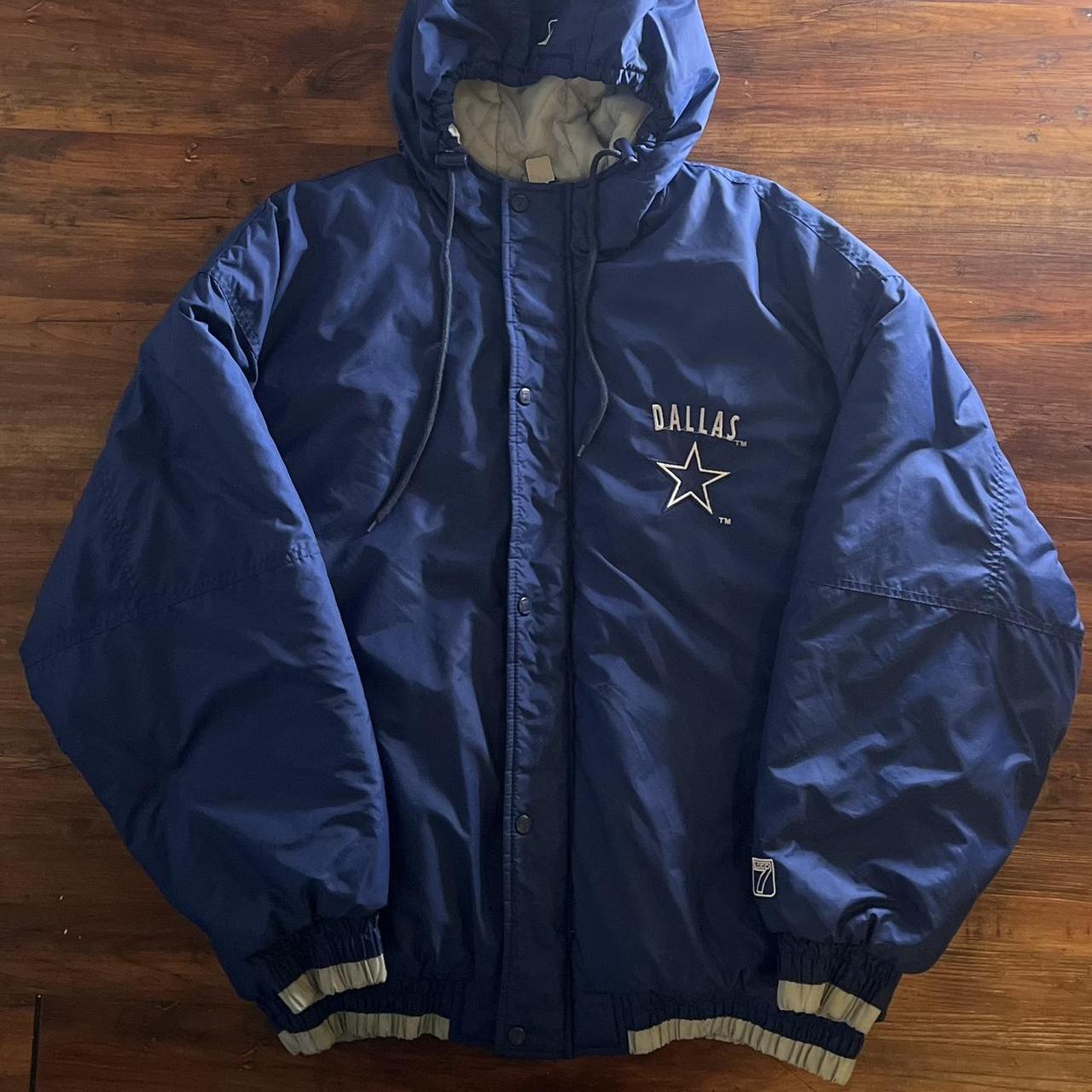 Dallas Cowboys Jacket Logo 7 Coat Puffer Football Vintage – Underscore  Vintage