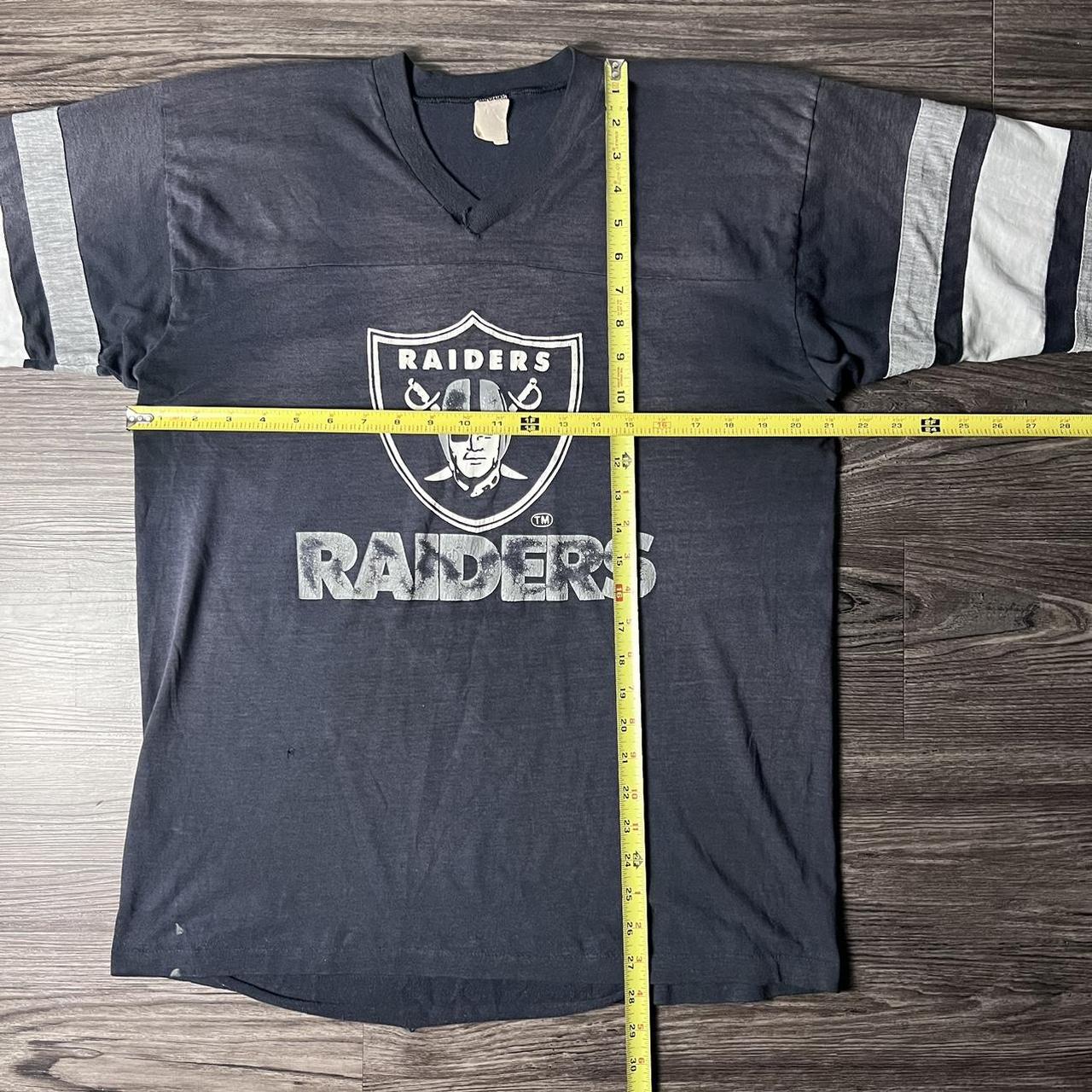 Vintage 80s Oakland Raiders jersey style | Depop Vintage 80s Oakland Raiders jersey style | Depop