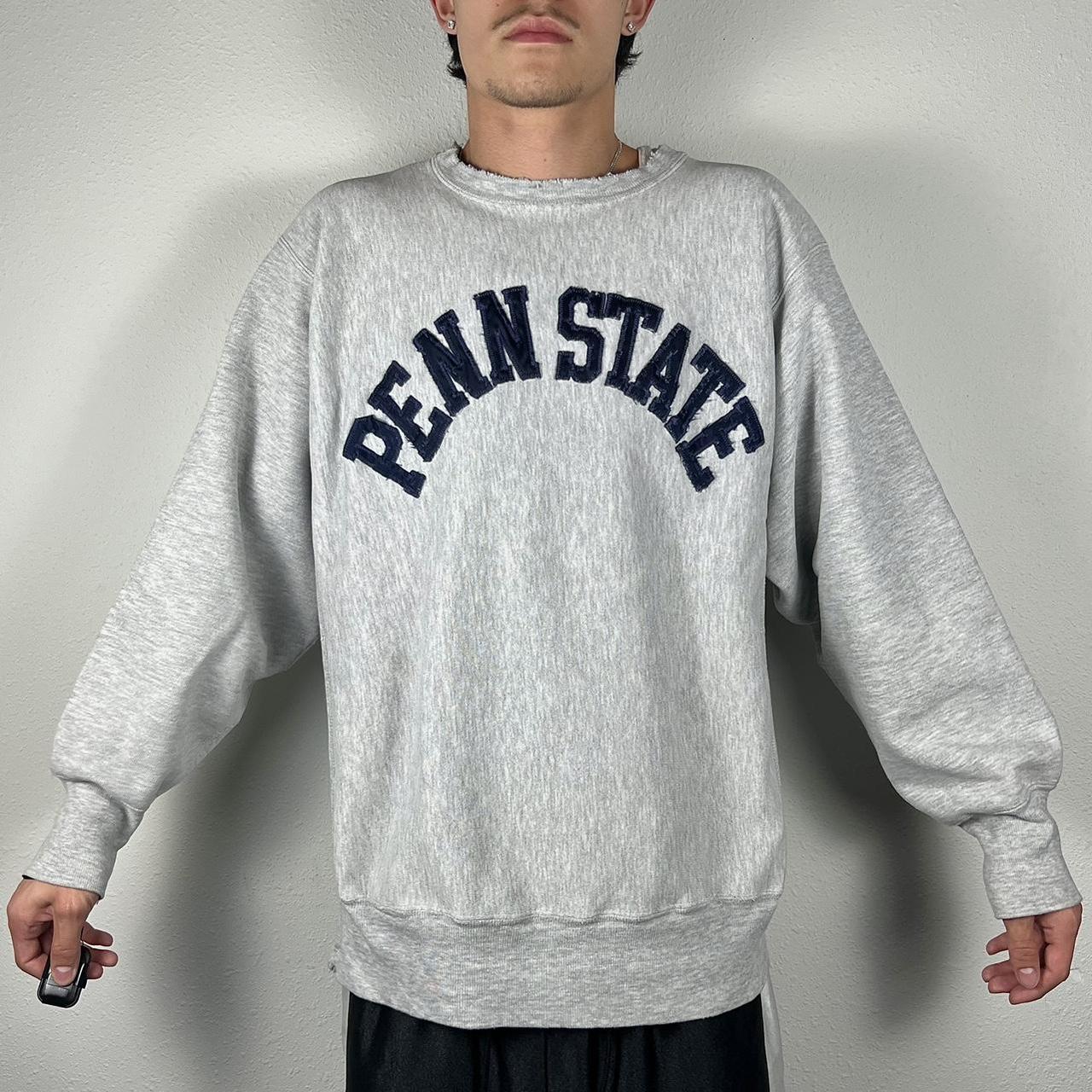 Champion sweater grijs 80s best sale