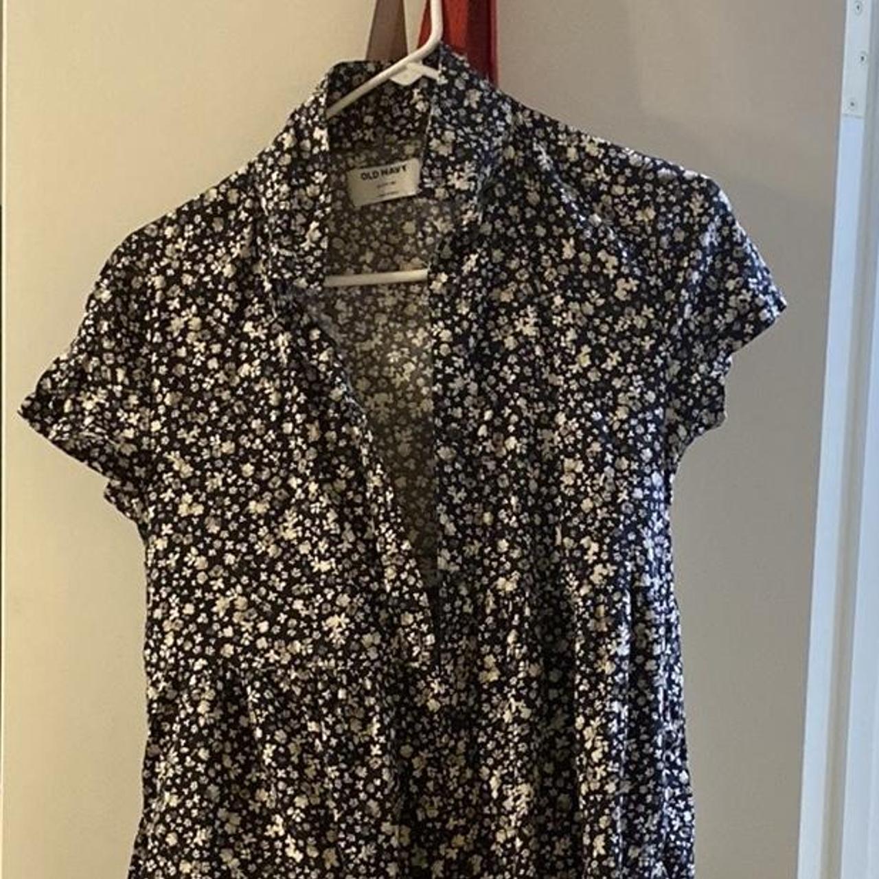 Floral Button up Dress size XL ( 14-16 ) Floral... - Depop