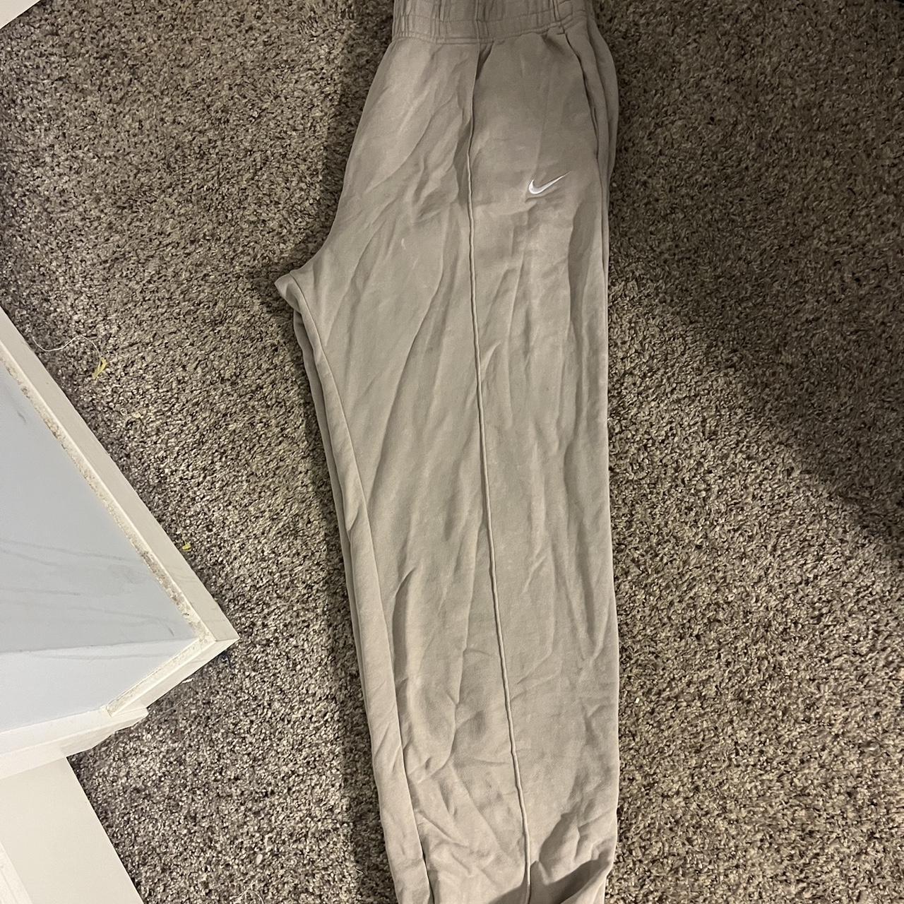 tan nike sweatpants