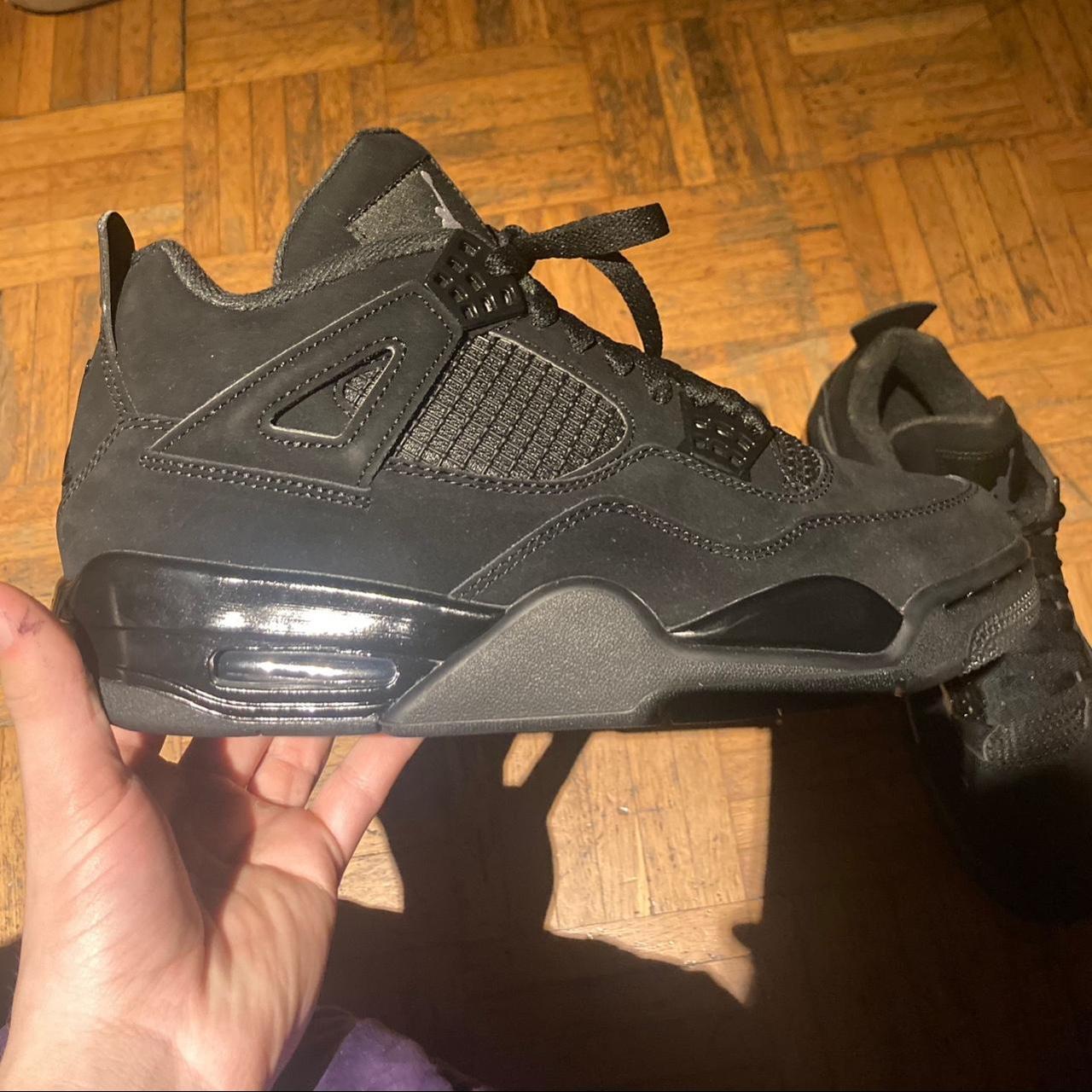 mens black jordan trainers