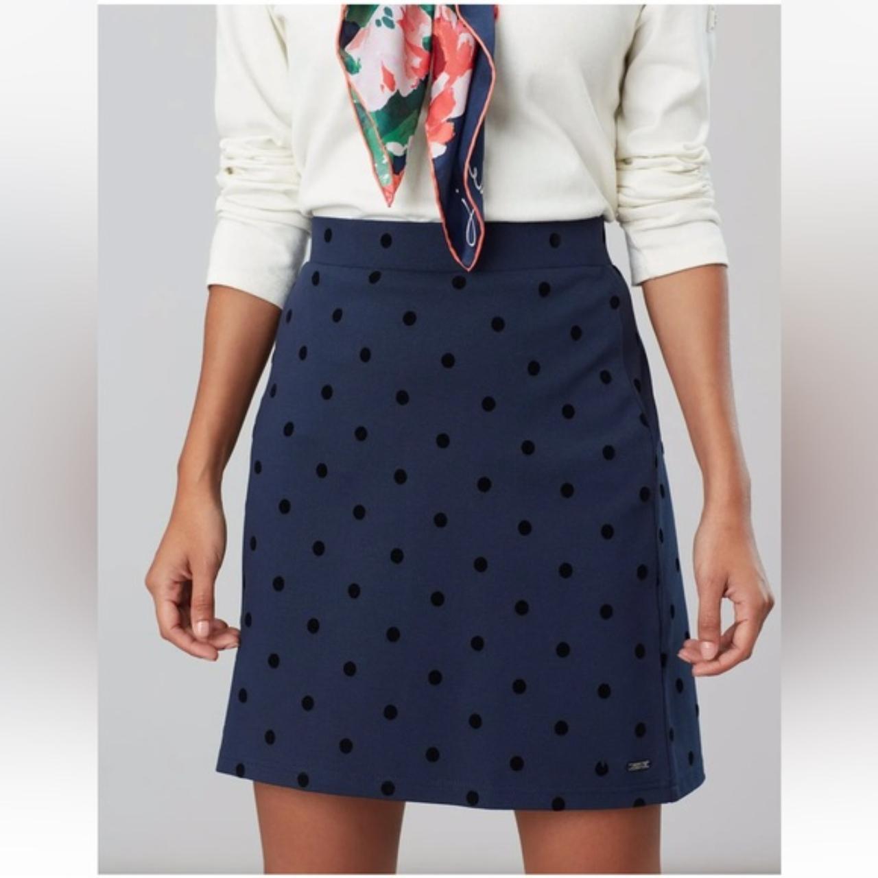 Joules Women's Black and Blue Skirt (2)