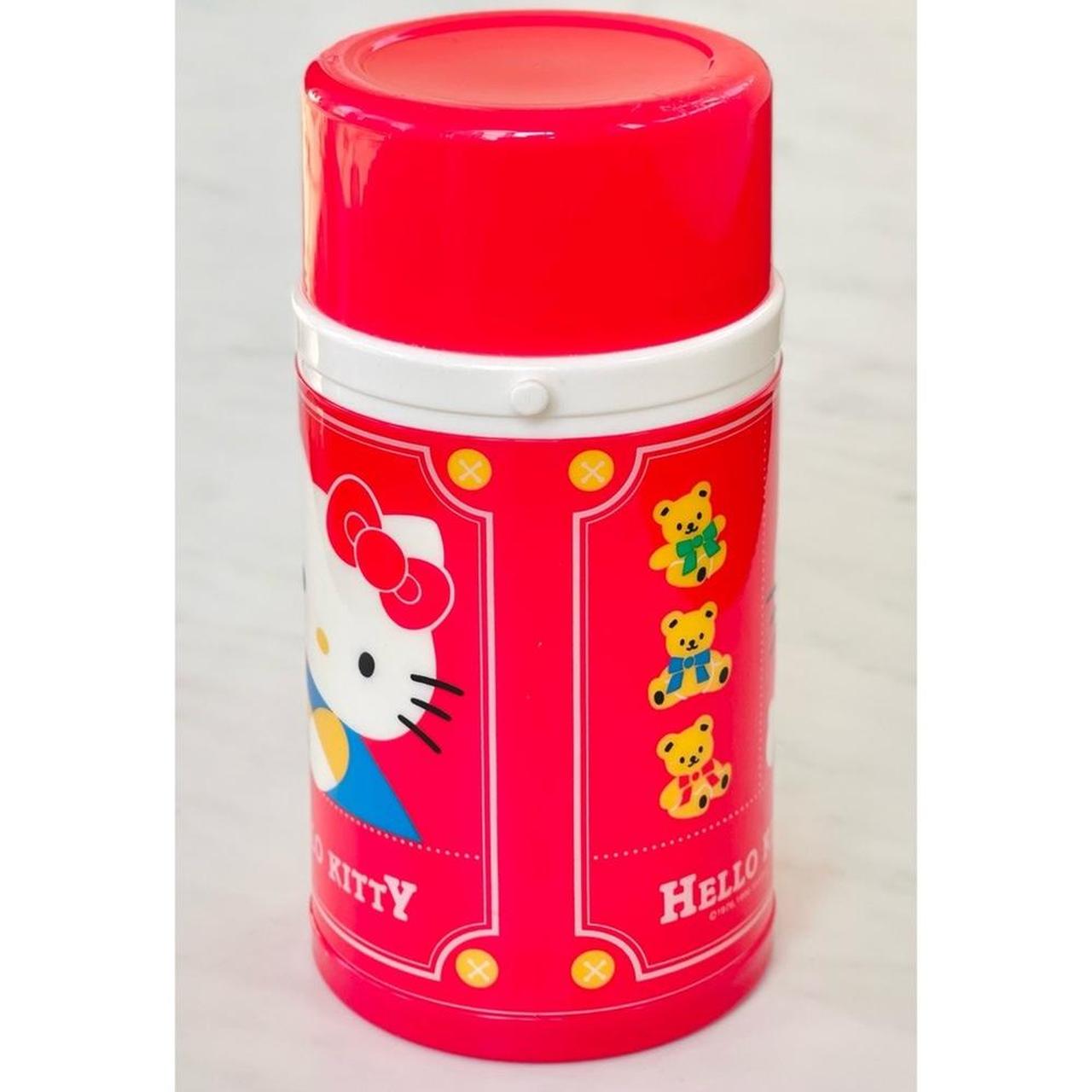 Hello kitty thermos water bottle Has some scuffs, - Depop