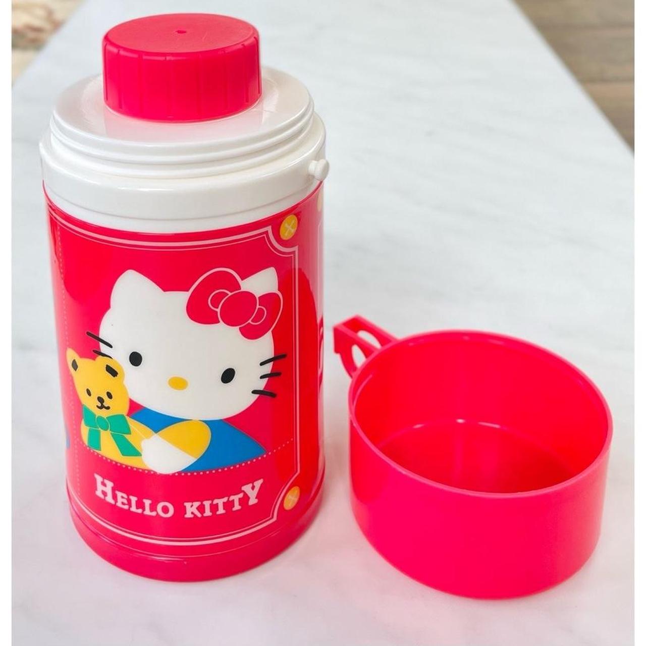 Hello kitty thermos water bottle Has some scuffs, - Depop