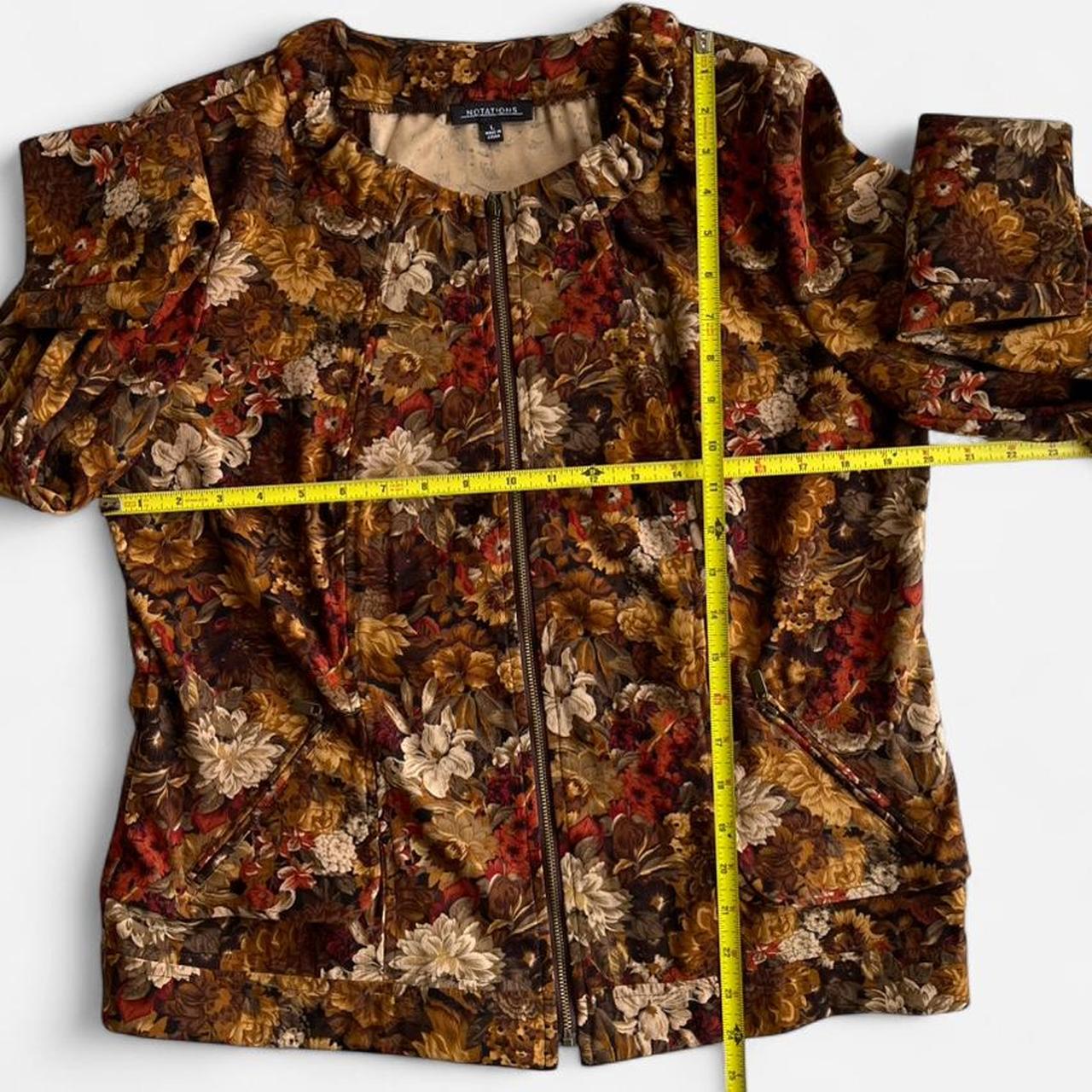 Notations Women's Shacket Jacket - Multi/Brown - … - image 4