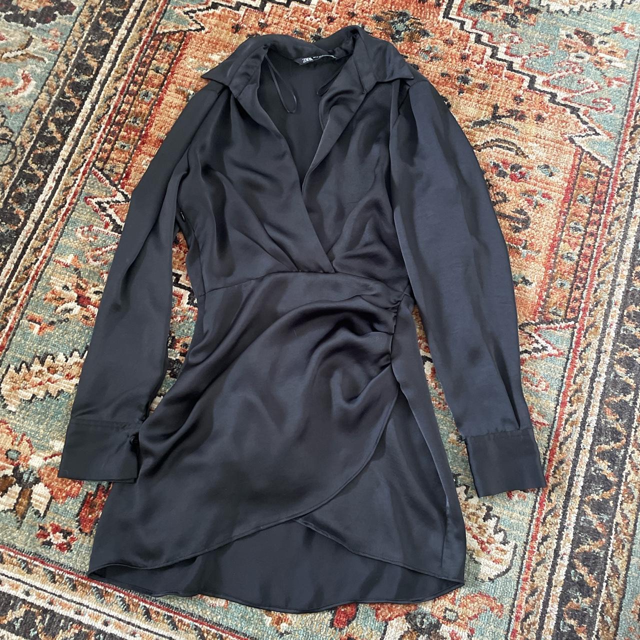 Zara Women's Black Dress | Depop