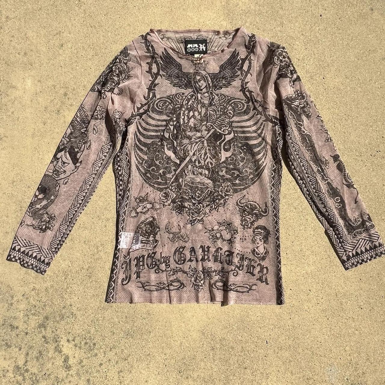 SS2007 Jean Paul Gaultier Print L/S Tee Jean Paul Gaultier Homme