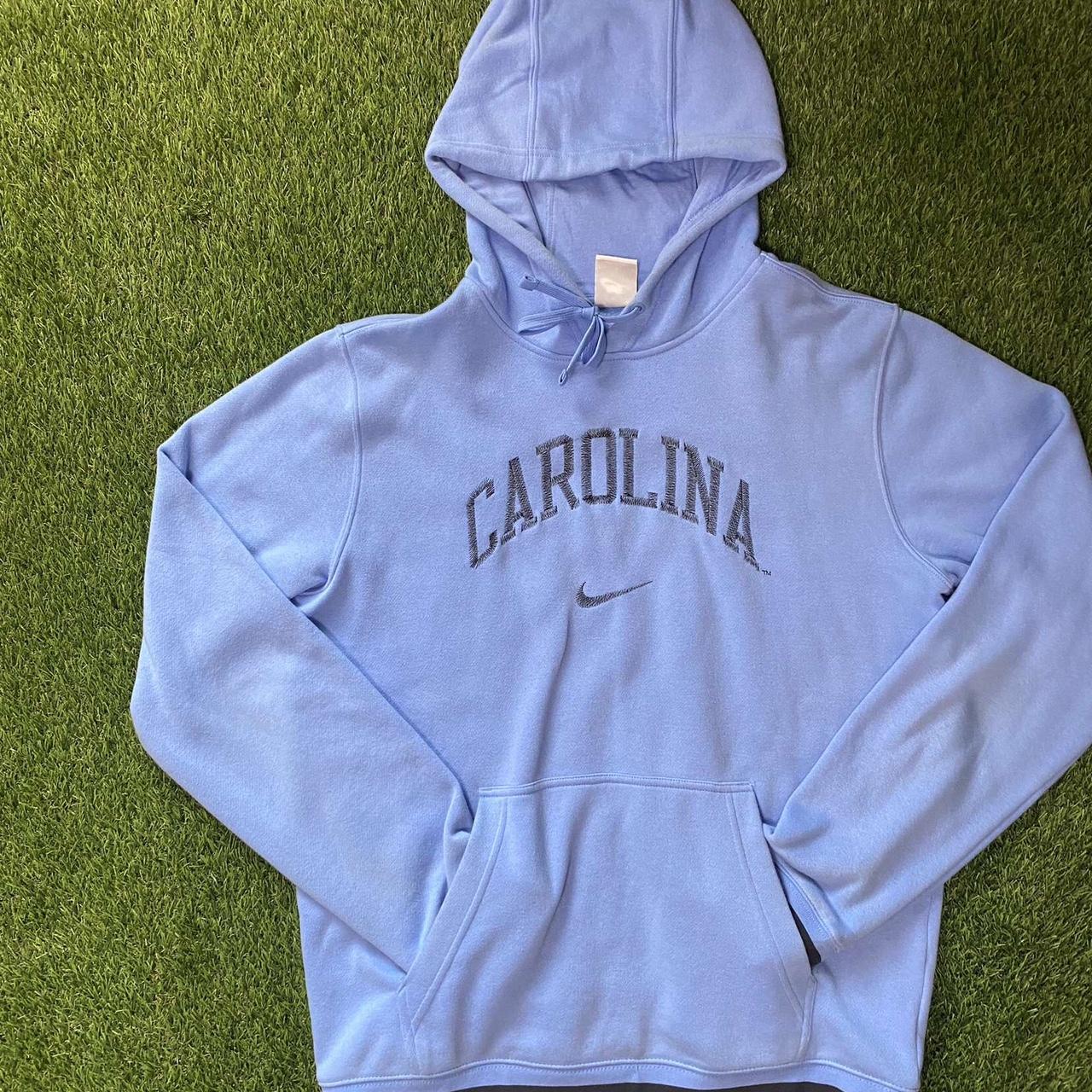 carolina blue hoodie nike