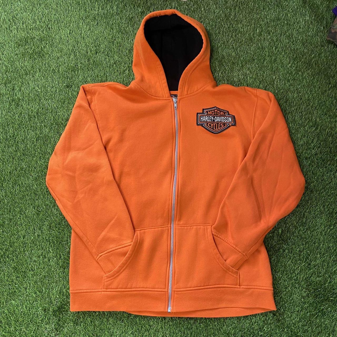 Harley Davidson zip up hoodie Perfect condition... - Depop