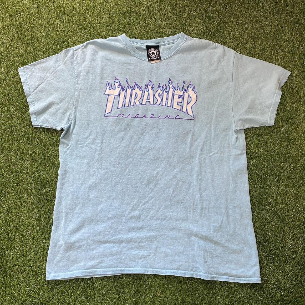 Thrasher Magazine shirt Sick color on this shirt,... - Depop