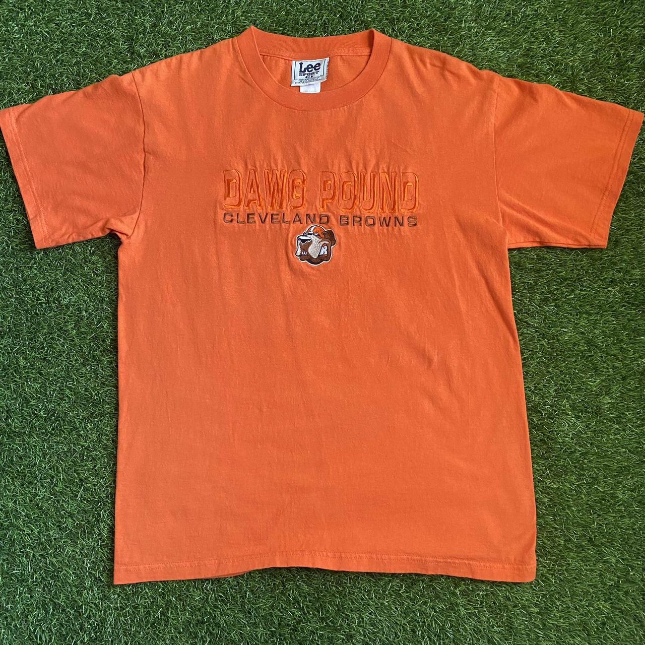 Y2K Cleveland Brown “dawg pound” T-shirt... - Depop