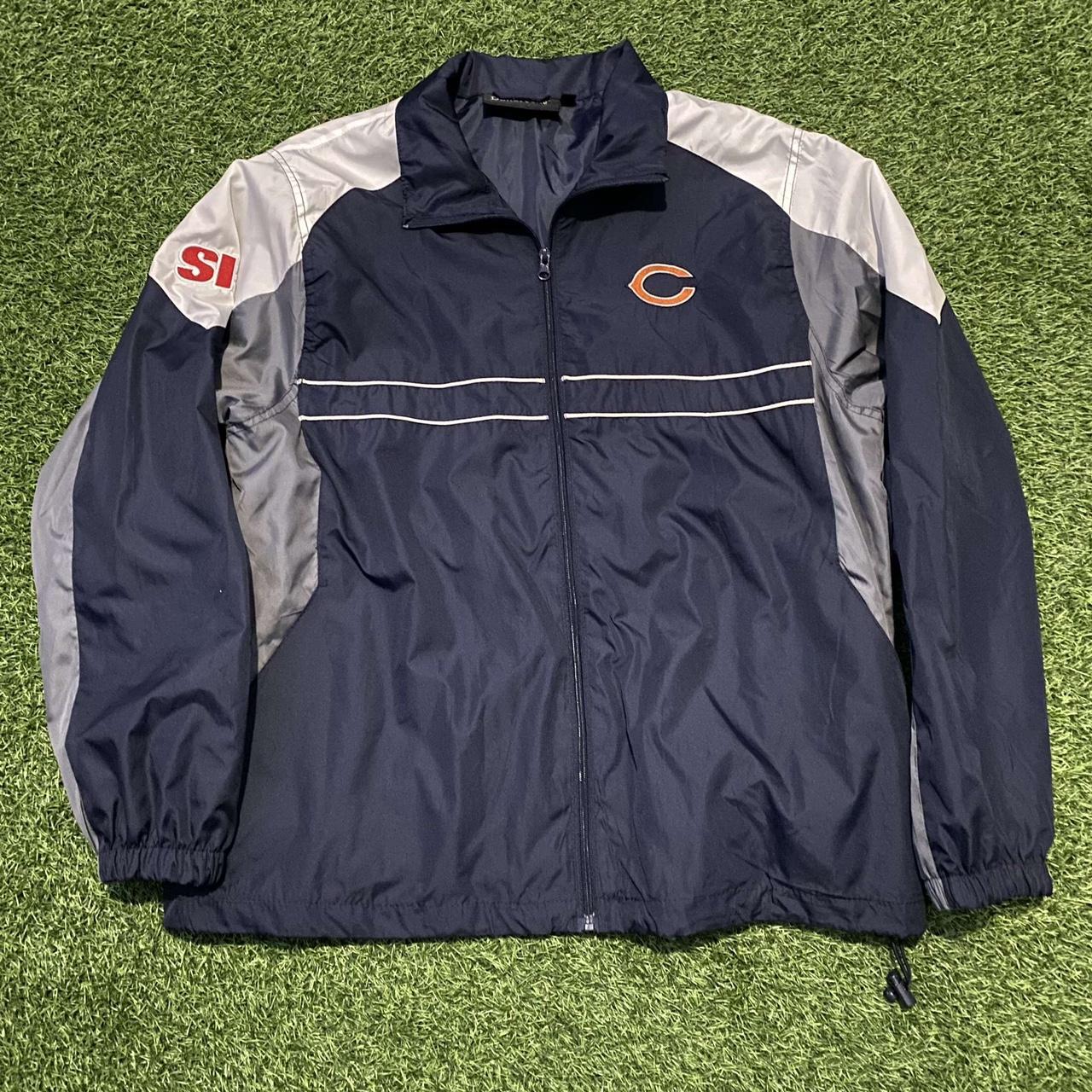 chicago bears windbreaker jacket