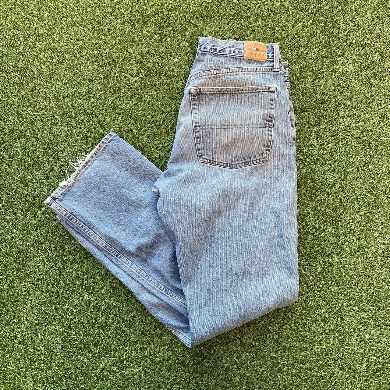 Y2K Tommy Hilfiger Jeans Measurements 36x34 This... Depop