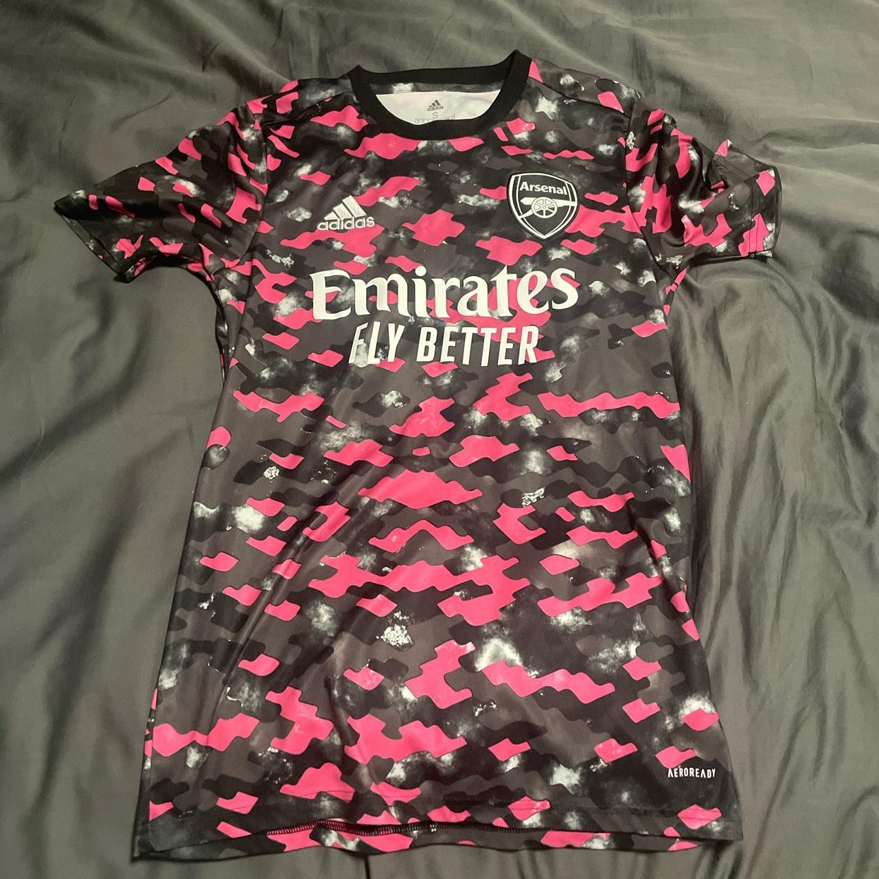 Pre Match Arsenal Pink Training Kit Arsenal Jersey Barely Worn