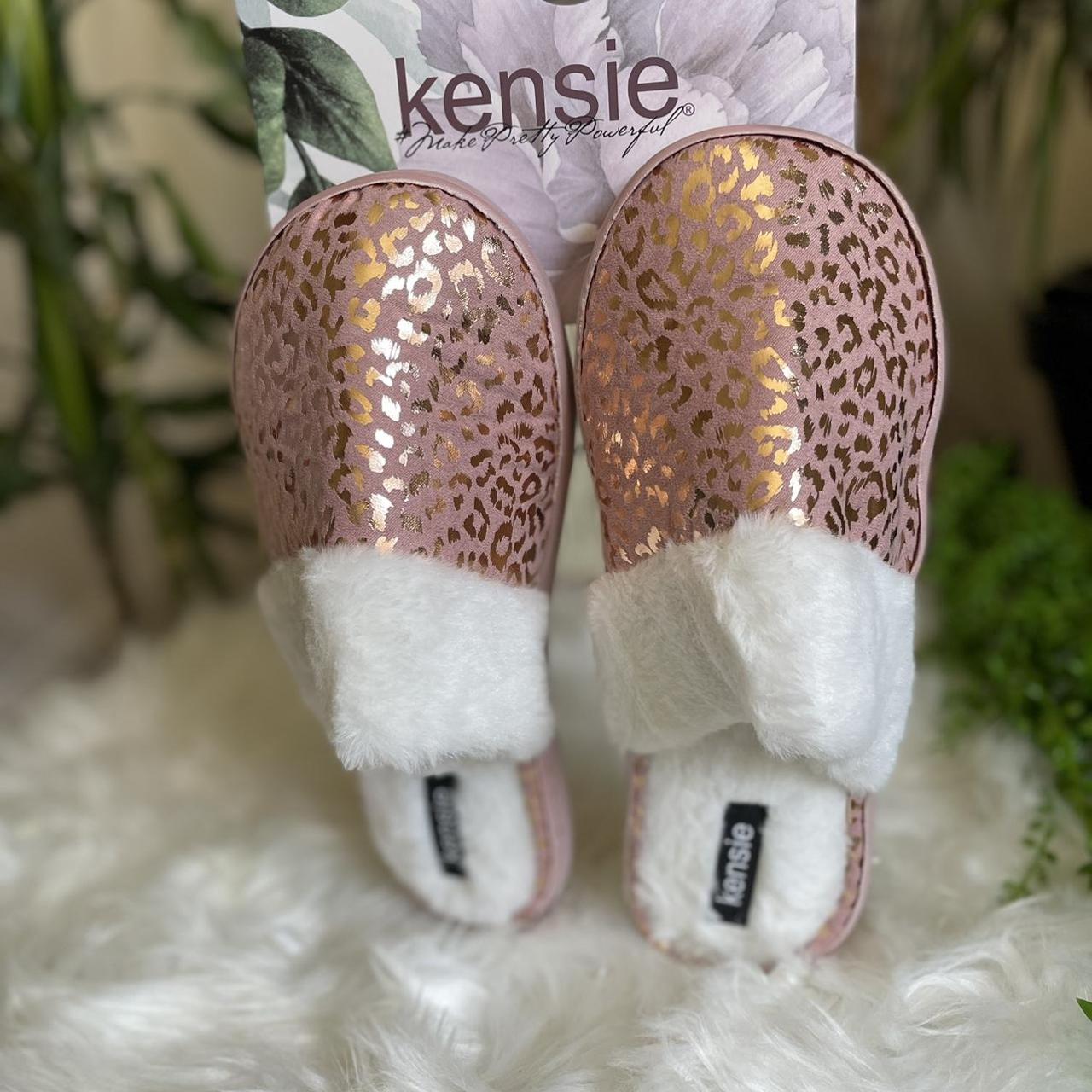 kensie bunny slippers