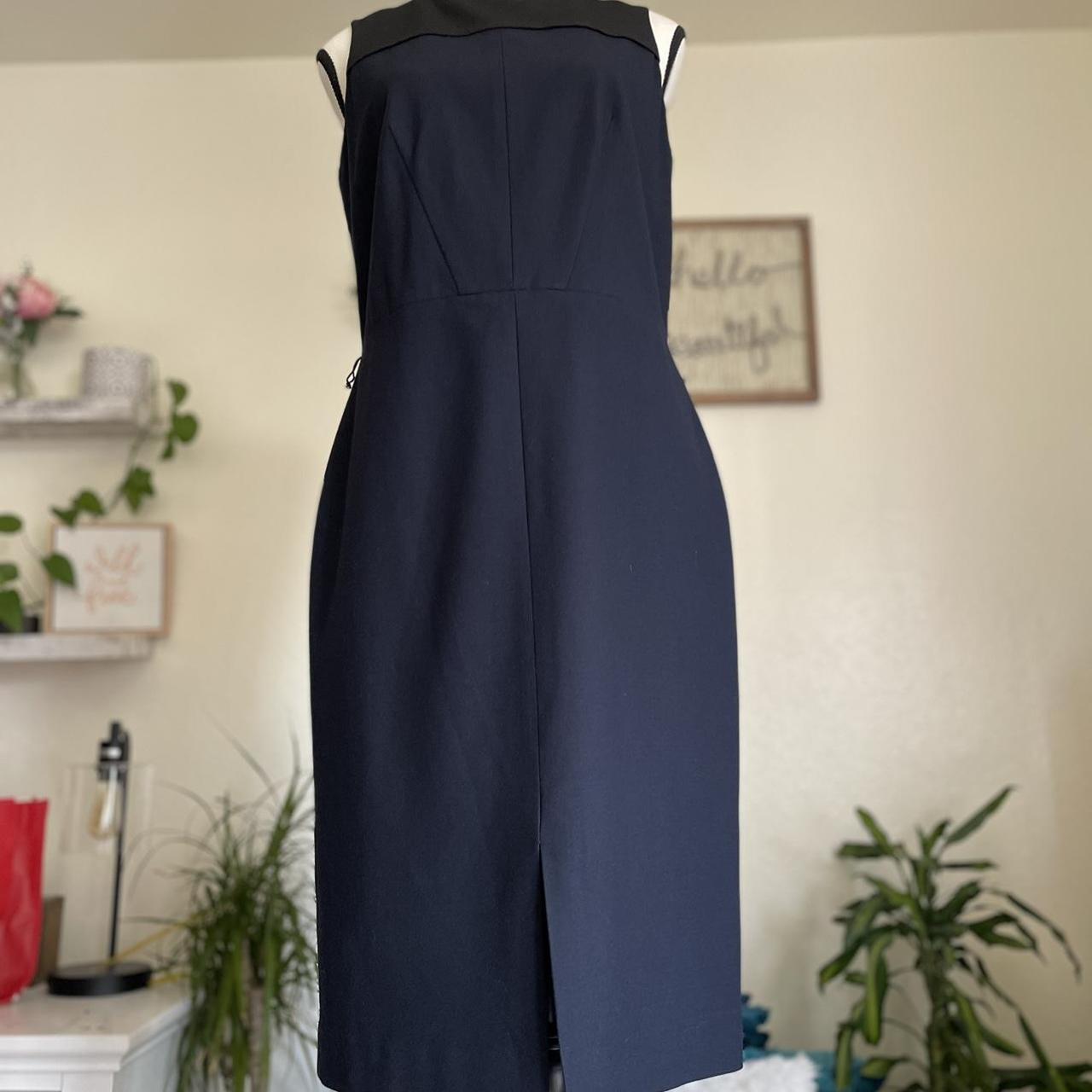 Ann taylor best sale navy blue dress