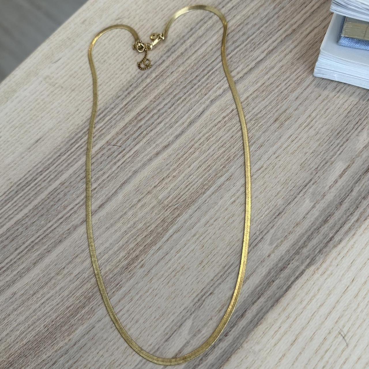 Madewell | Jewelry | Nwt Madewell Herringbone Chain Necklace | Poshmark