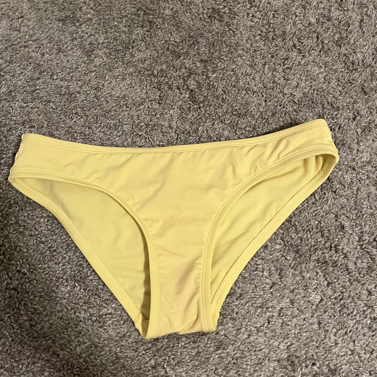 yellow swimsuit bottoms (top listed separately, but... Depop